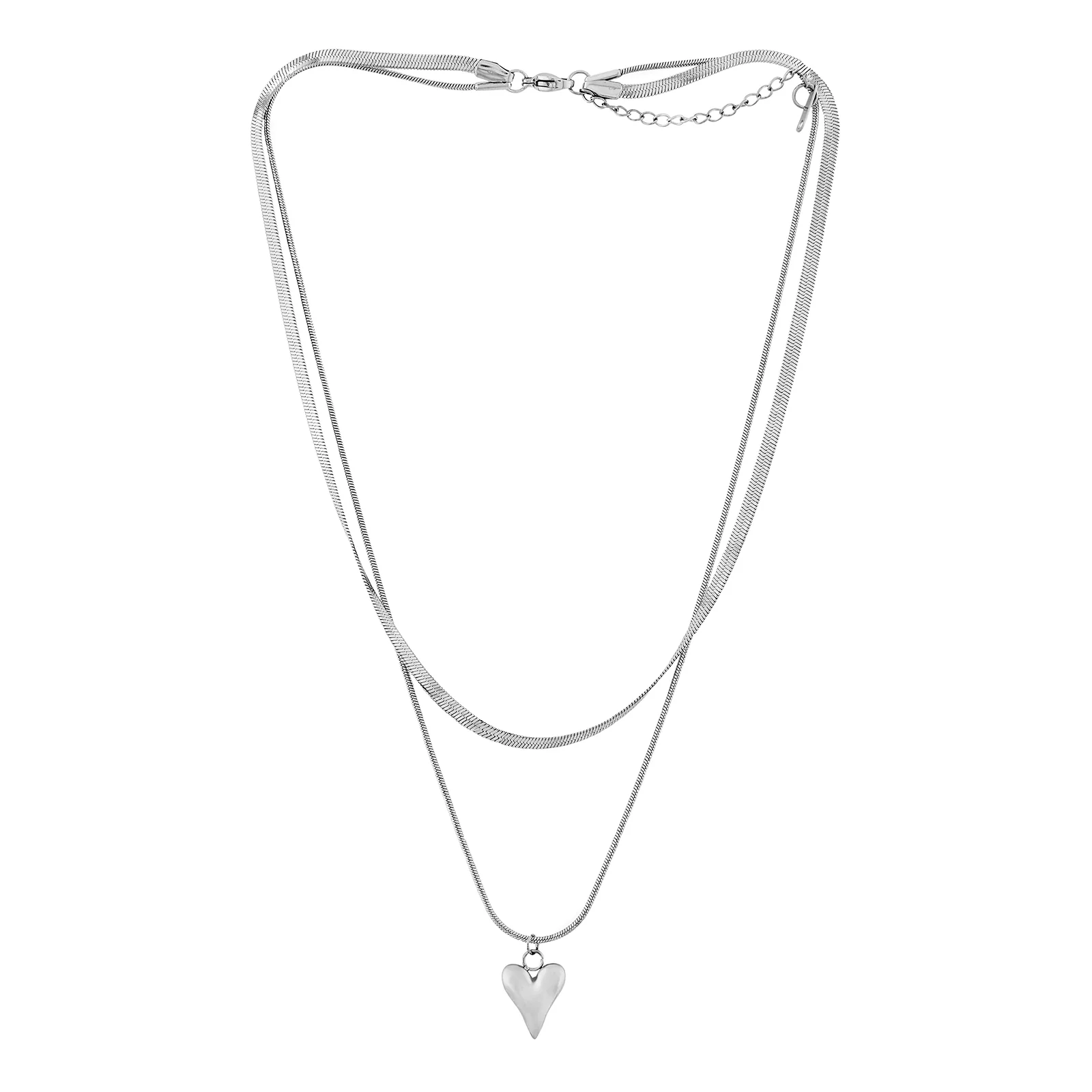 Renika Silver Love Necklace - Image 3