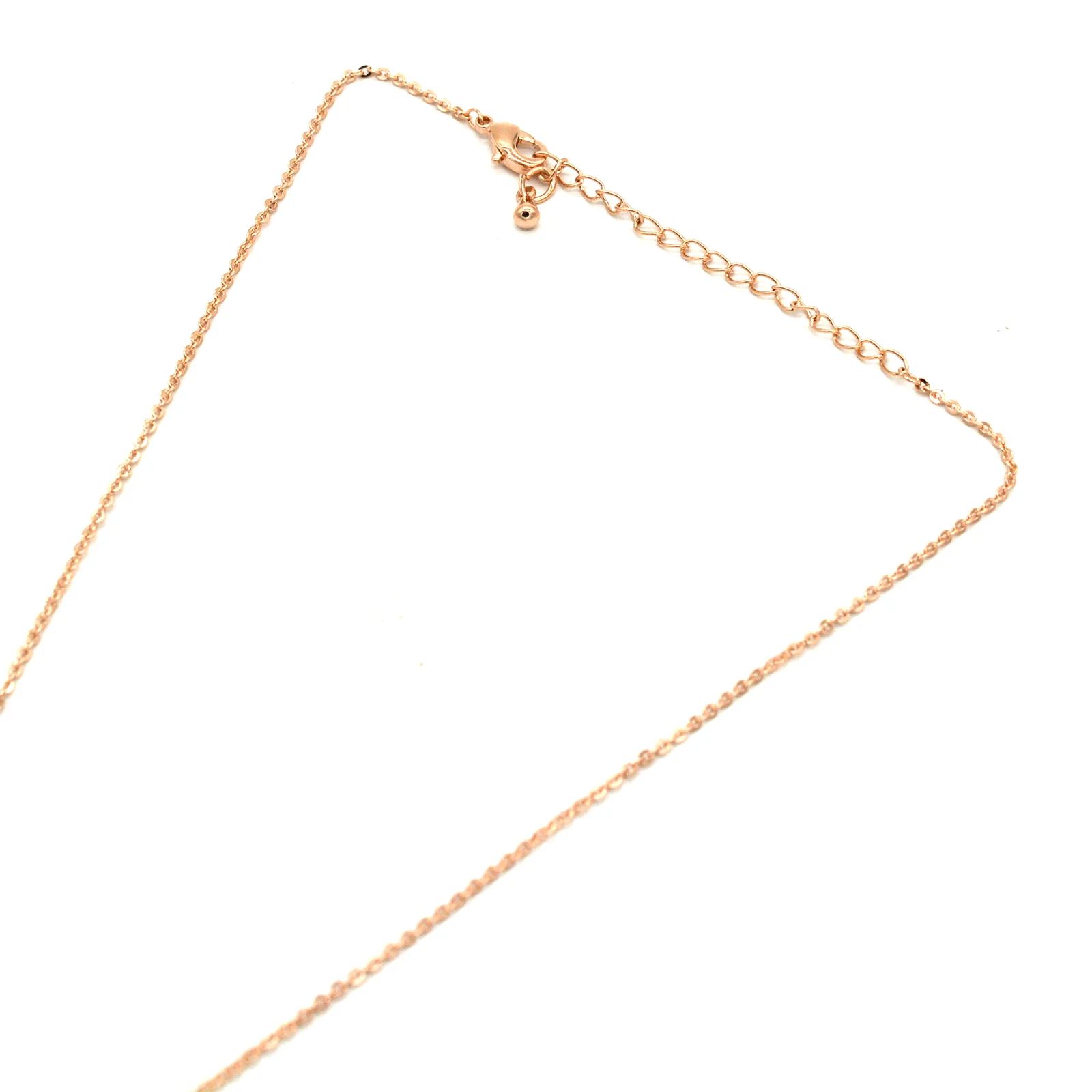 Rhinestones Studded Infinity Rosegold Necklace - Image 5