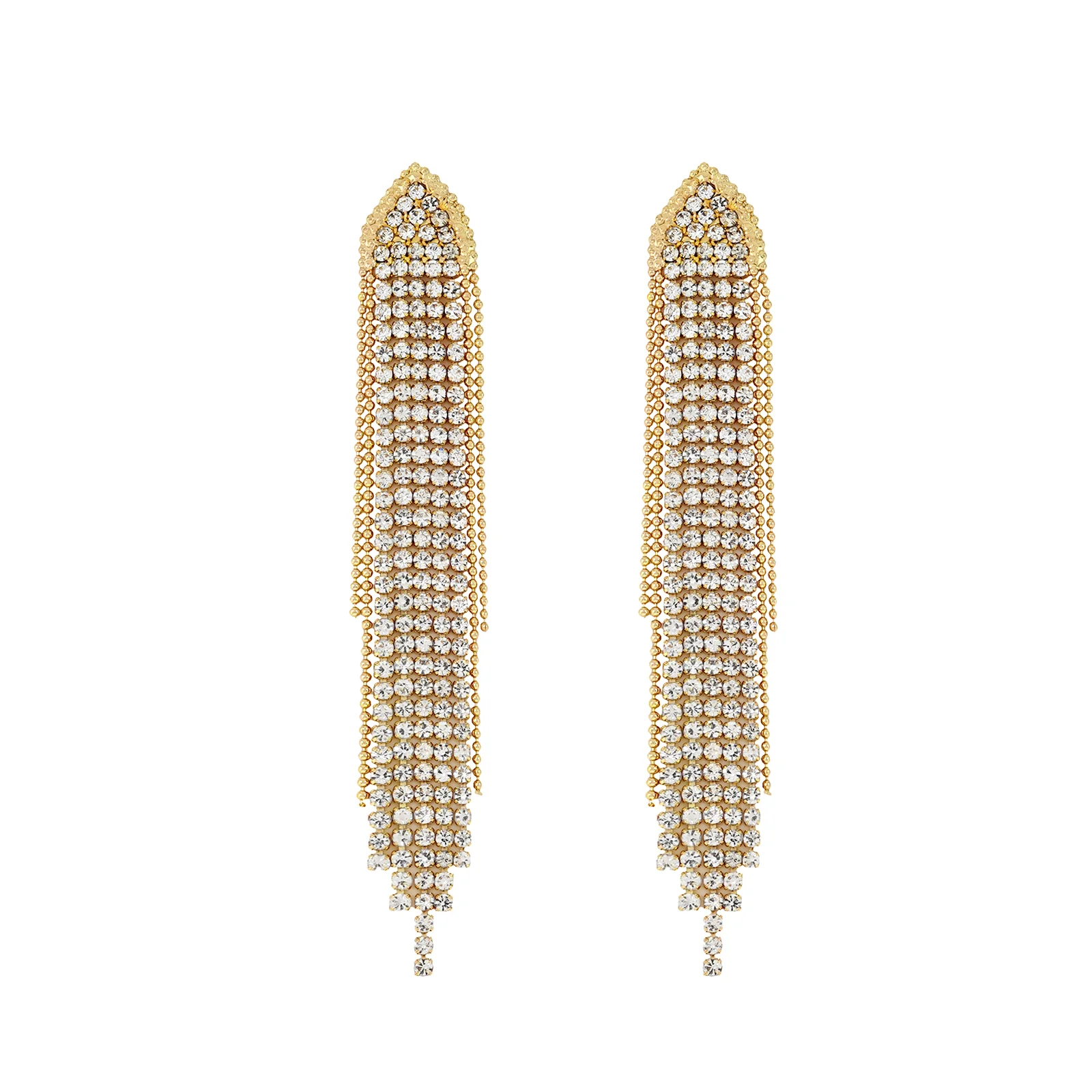 Ripley Gold Curtain Earring - Image 3