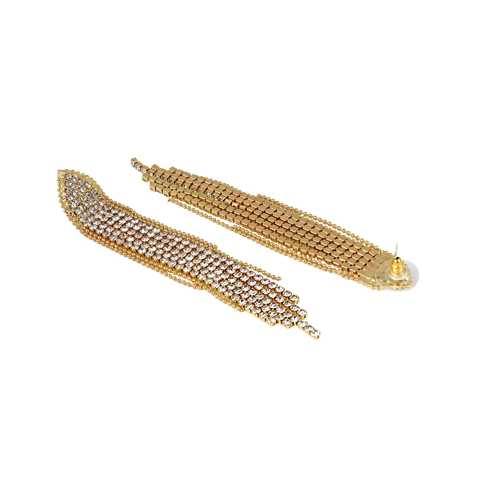 Ripley Gold Curtain Earring - Image 4
