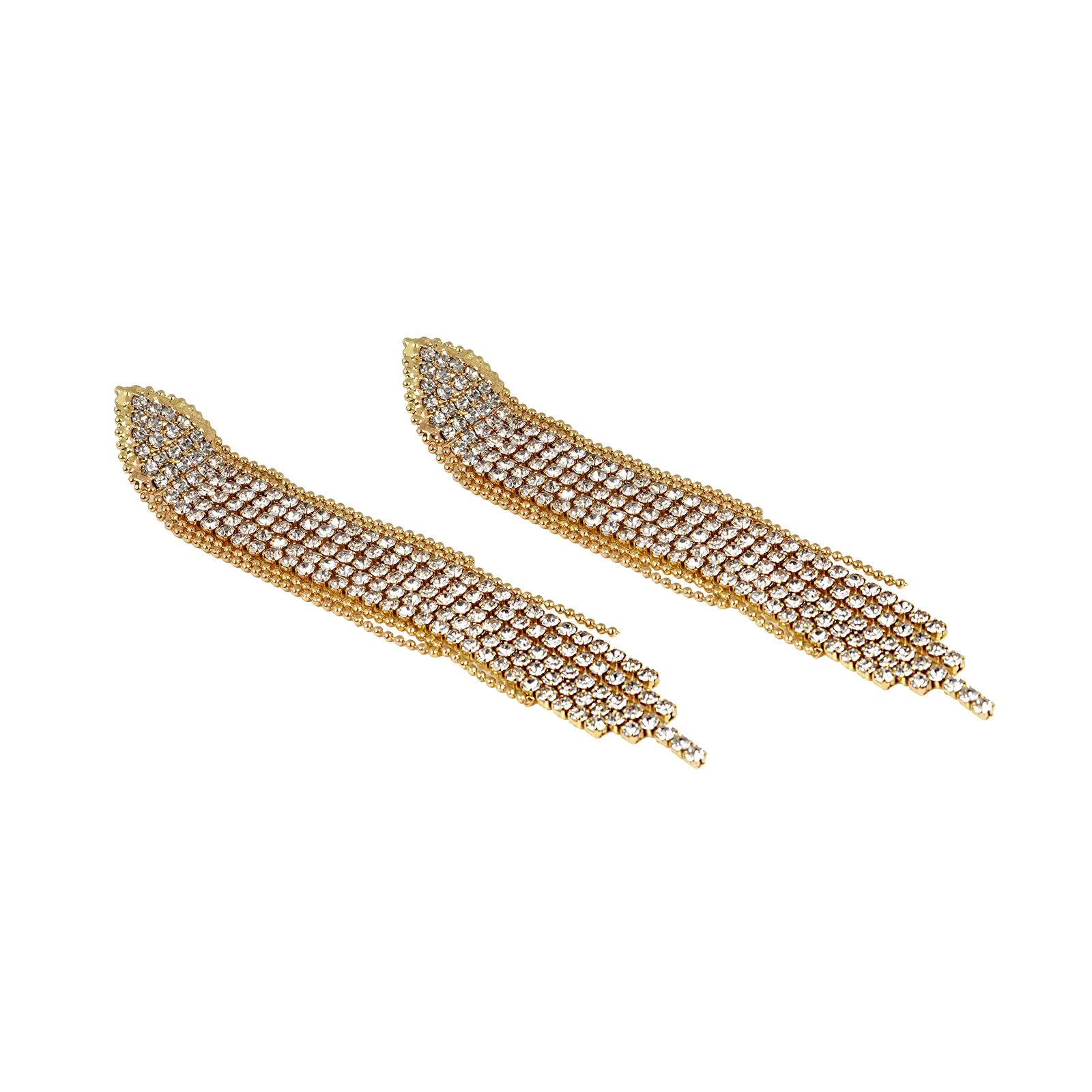 Ripley Gold Curtain Earring - Image 5