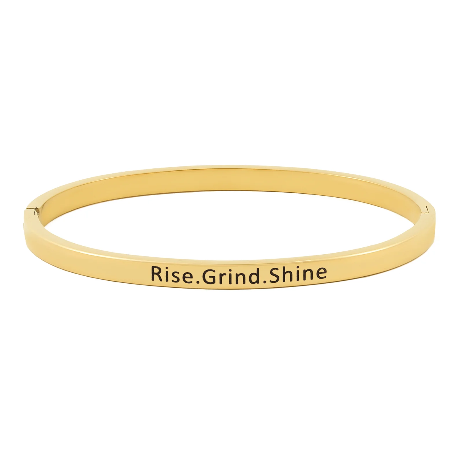 Rise.Grind.Shine Gold Mantra Band - Image 4