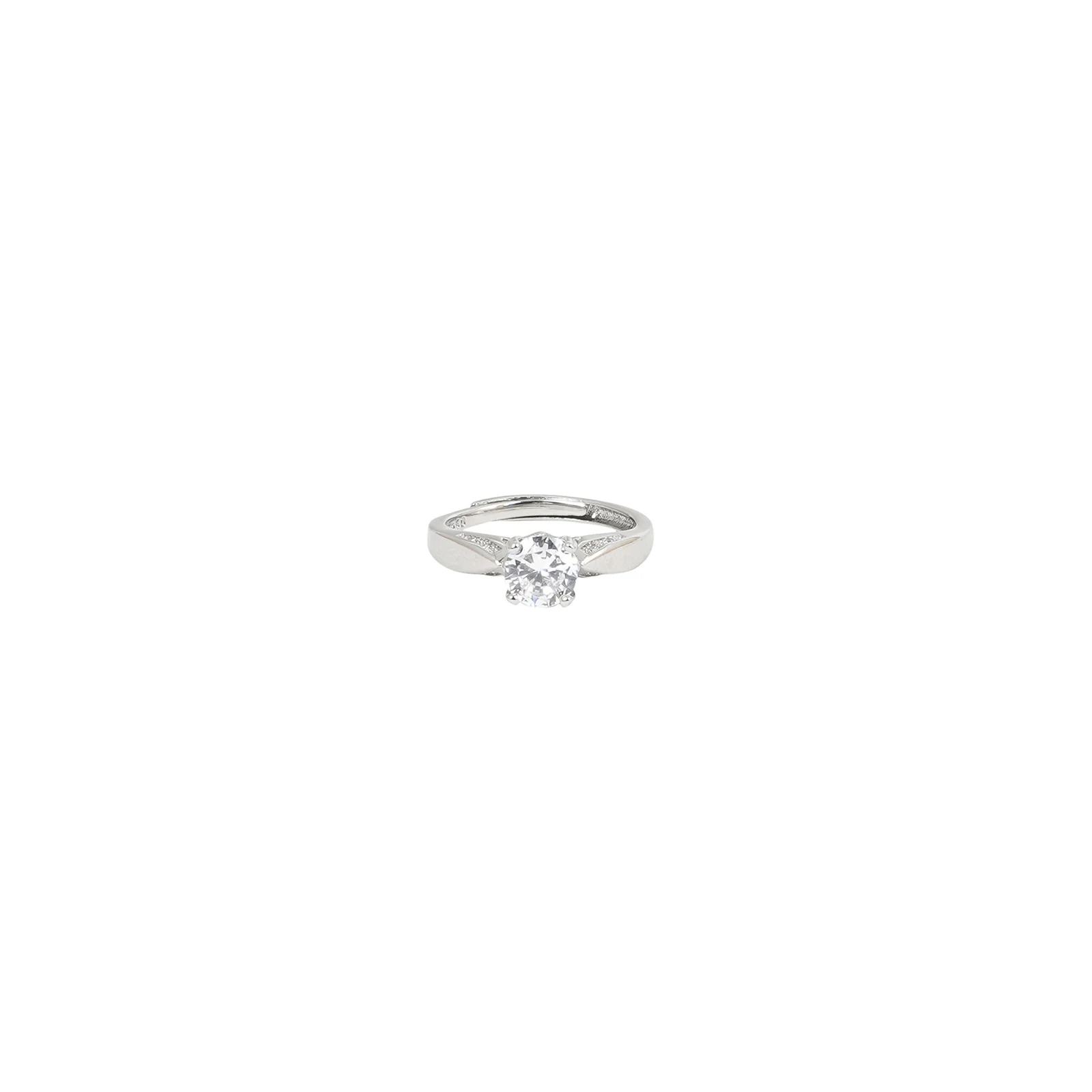 Rora Square Cut Silver Ring - Image 3