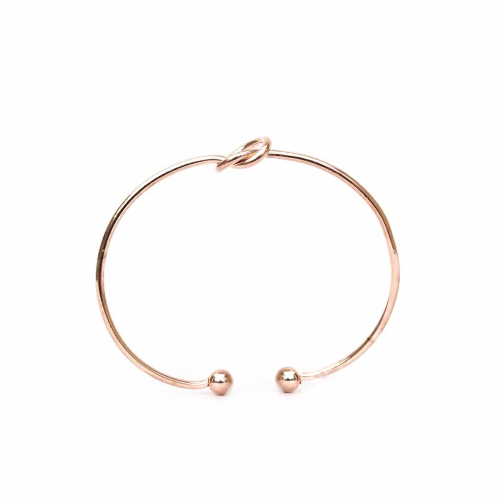 Rosegold Knot Bracelet - Image 6