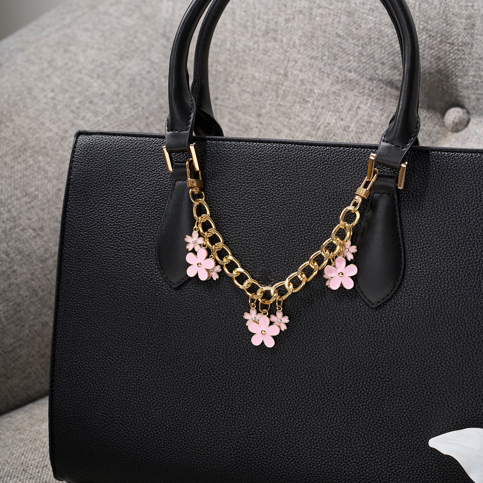 Rosy Cheeks Pink Bag Charm - Image 2