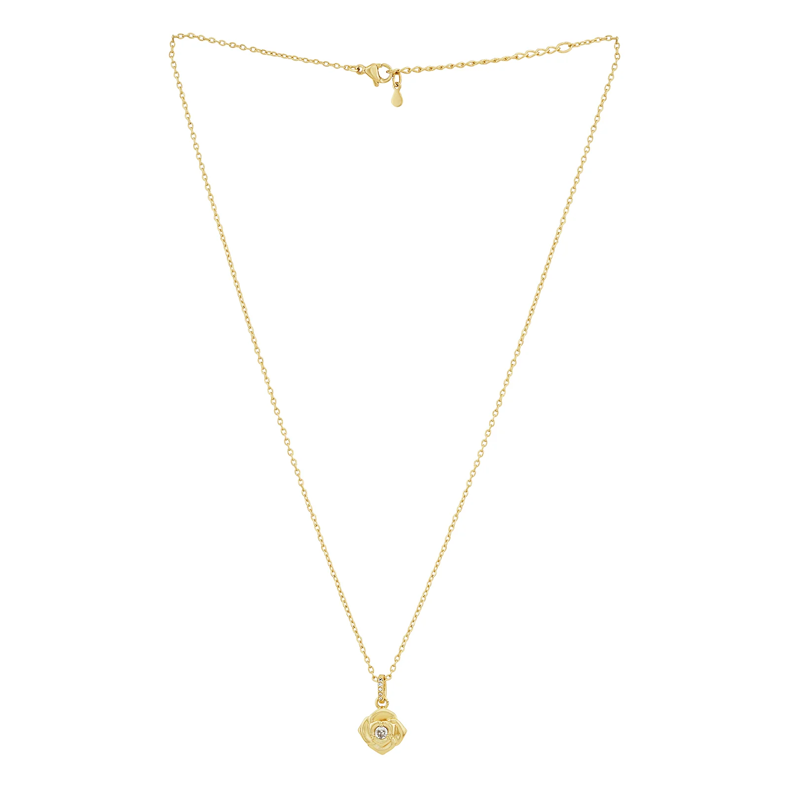 Rozira Gold Flower Necklace - Image 4