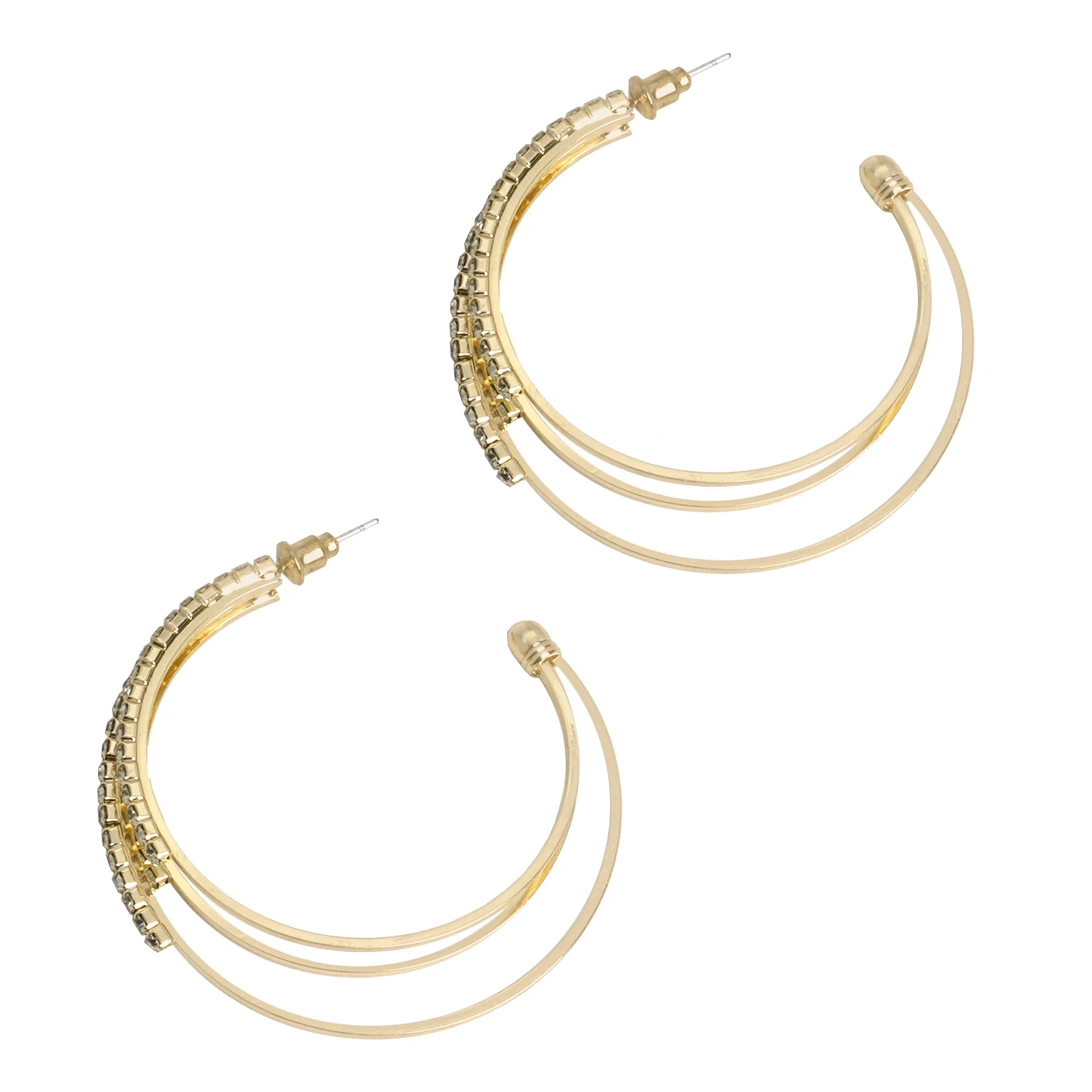 Saturday Night Gold Hoops - Image 6