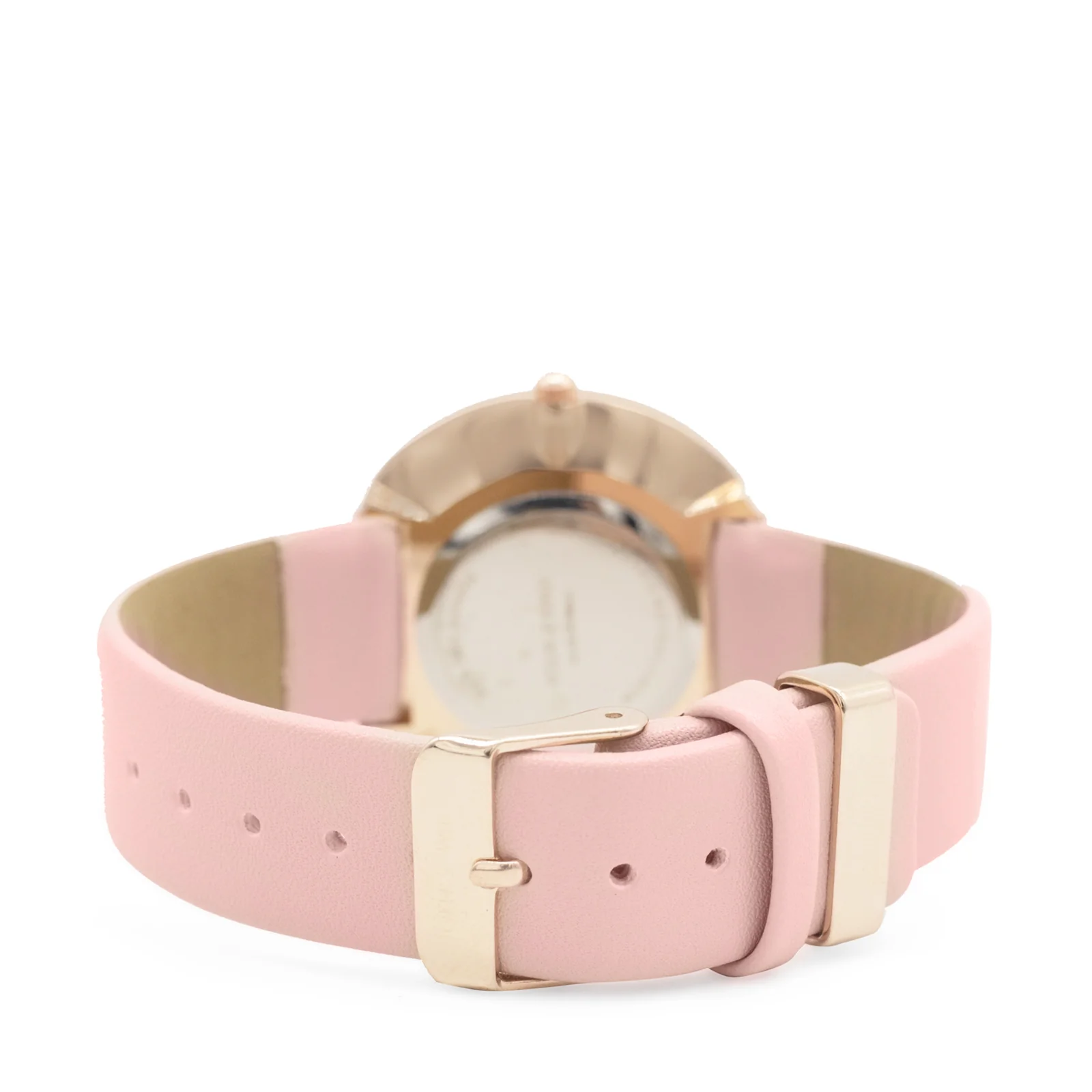 Scarlet Pink and Rosegold Watch Bracelet Stack - Image 5