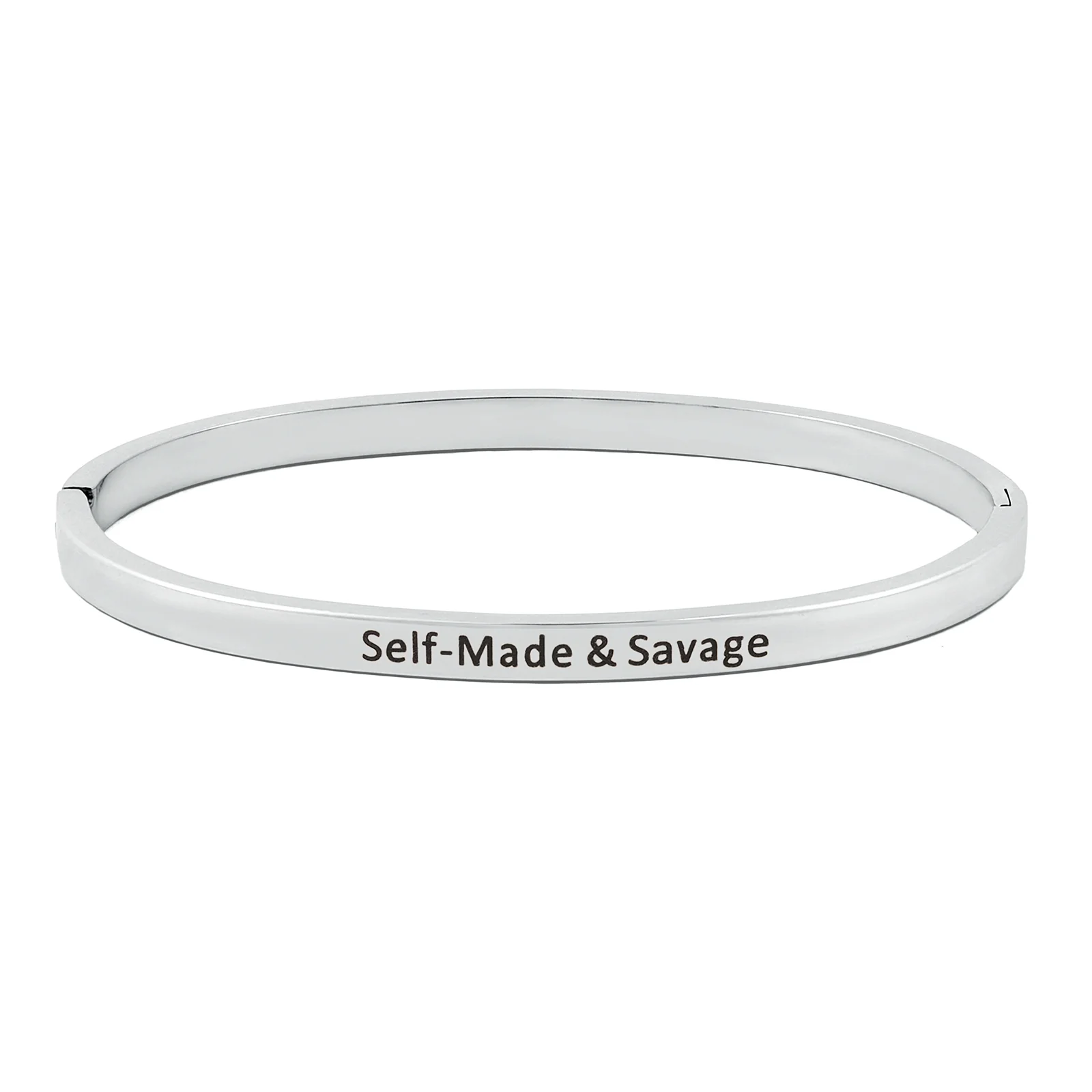 Self-Made & Savage Silver Mantra Band - Image 3