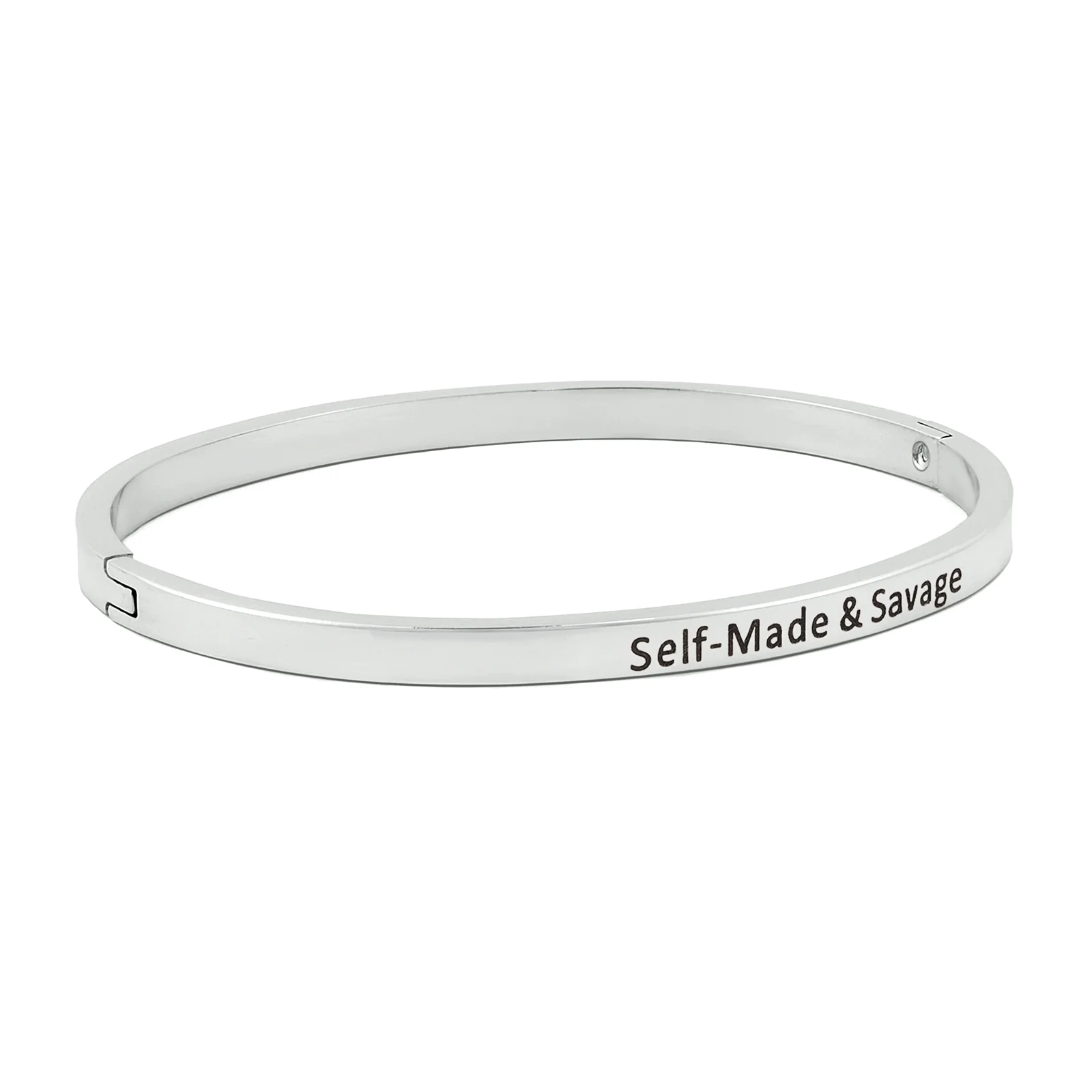 Self-Made & Savage Silver Mantra Band - Image 4