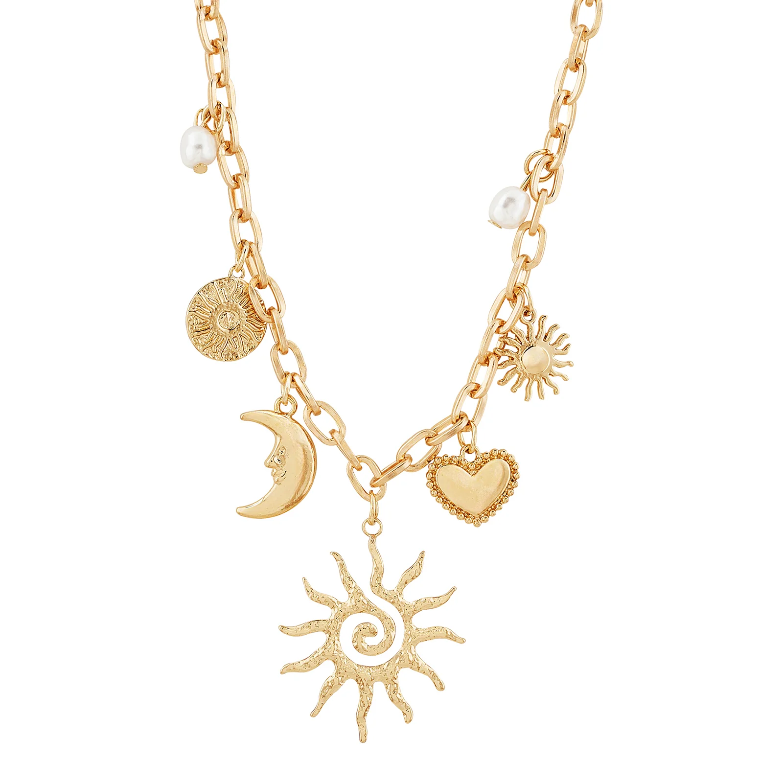 Seraya Golden Charm Necklace - Image 4