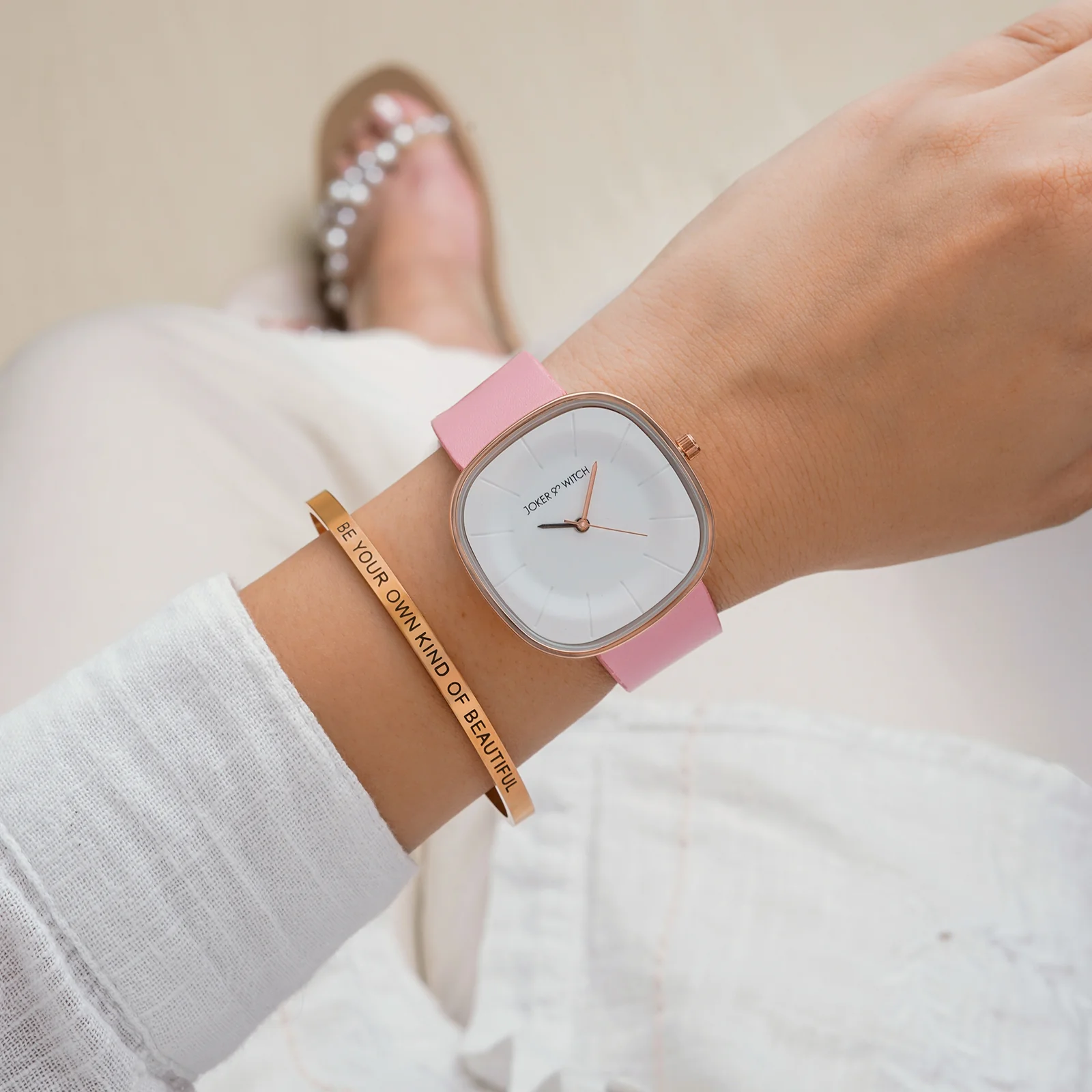 Serene Shine Watch Bracelet Stack