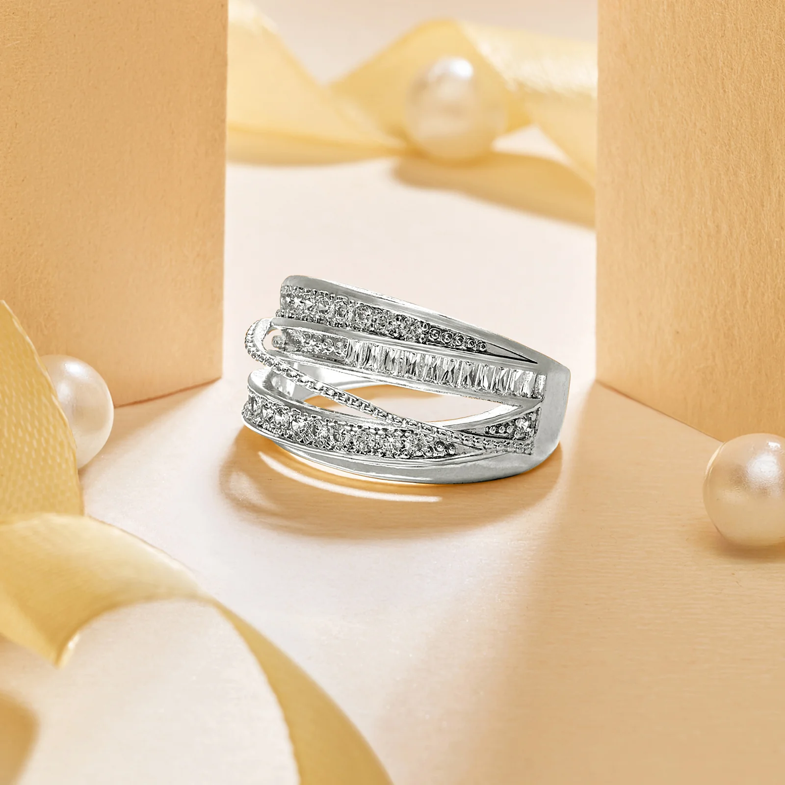 Shynee Silver Bling Ring - Image 2
