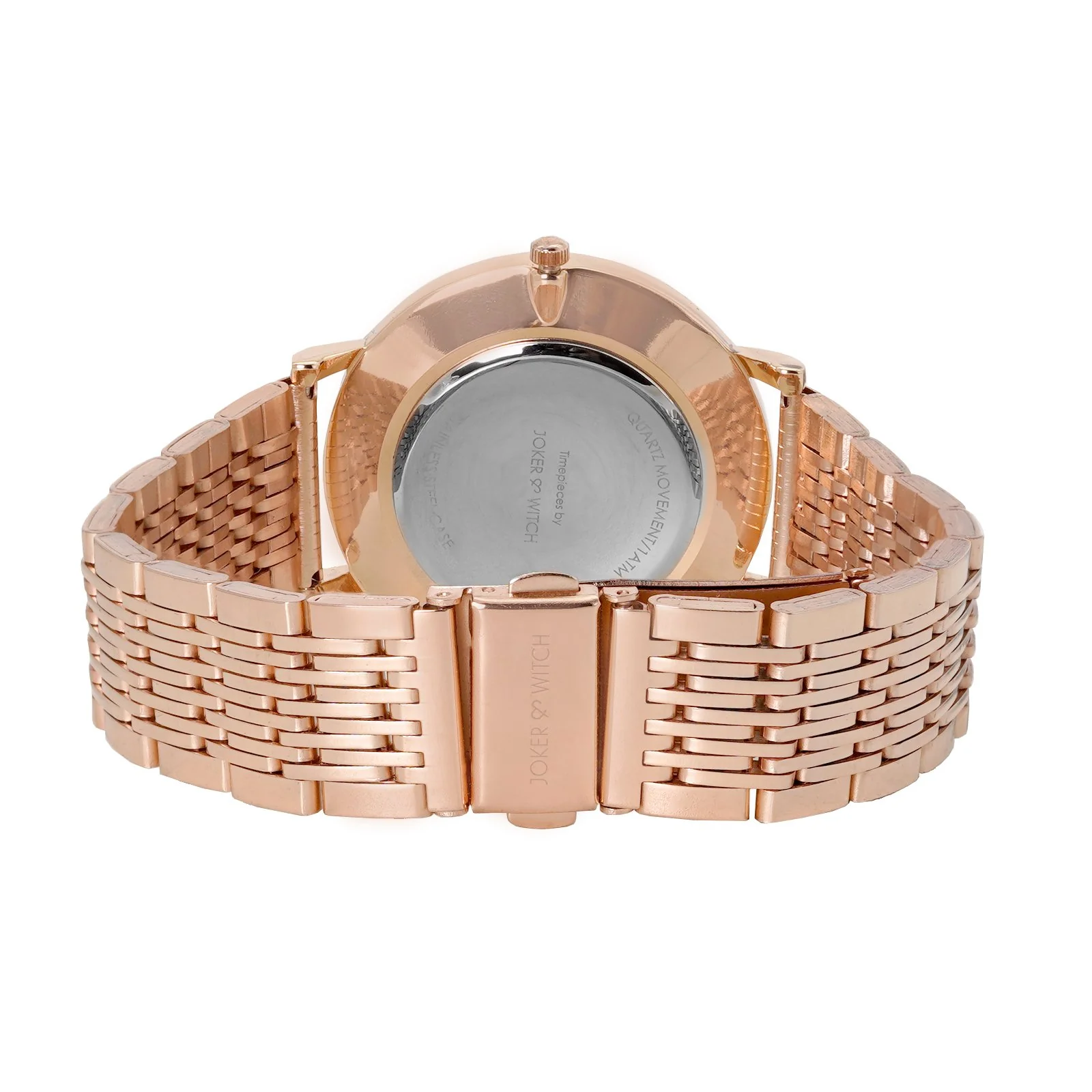 Signature White MOP Large Dial White Linked Chain Strap Women's Watch - Image 5