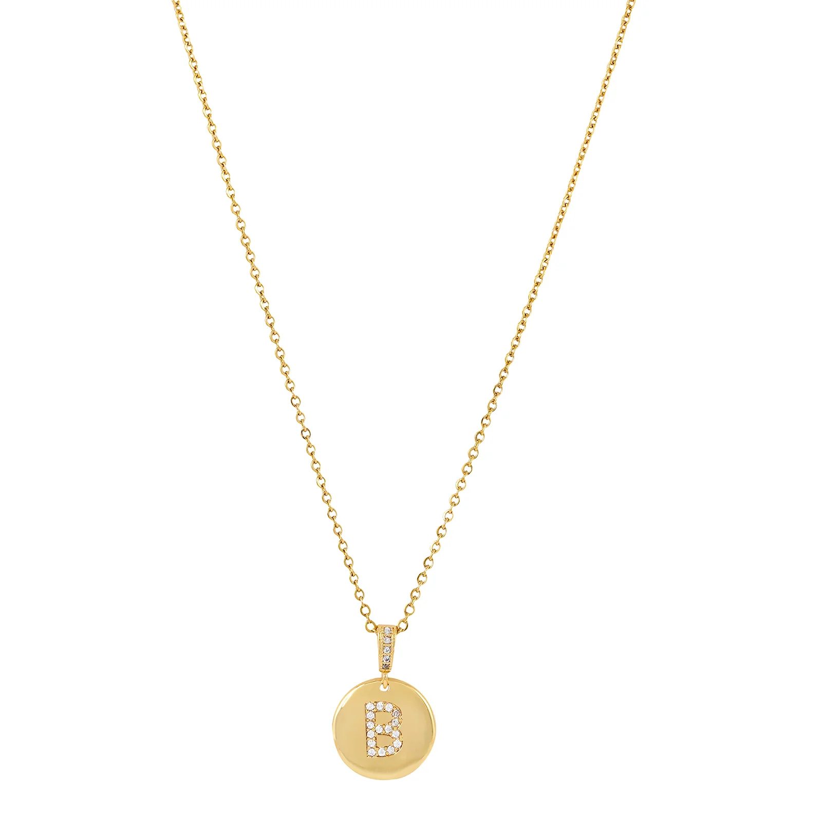 Silken Alphabet B Necklace - Image 4