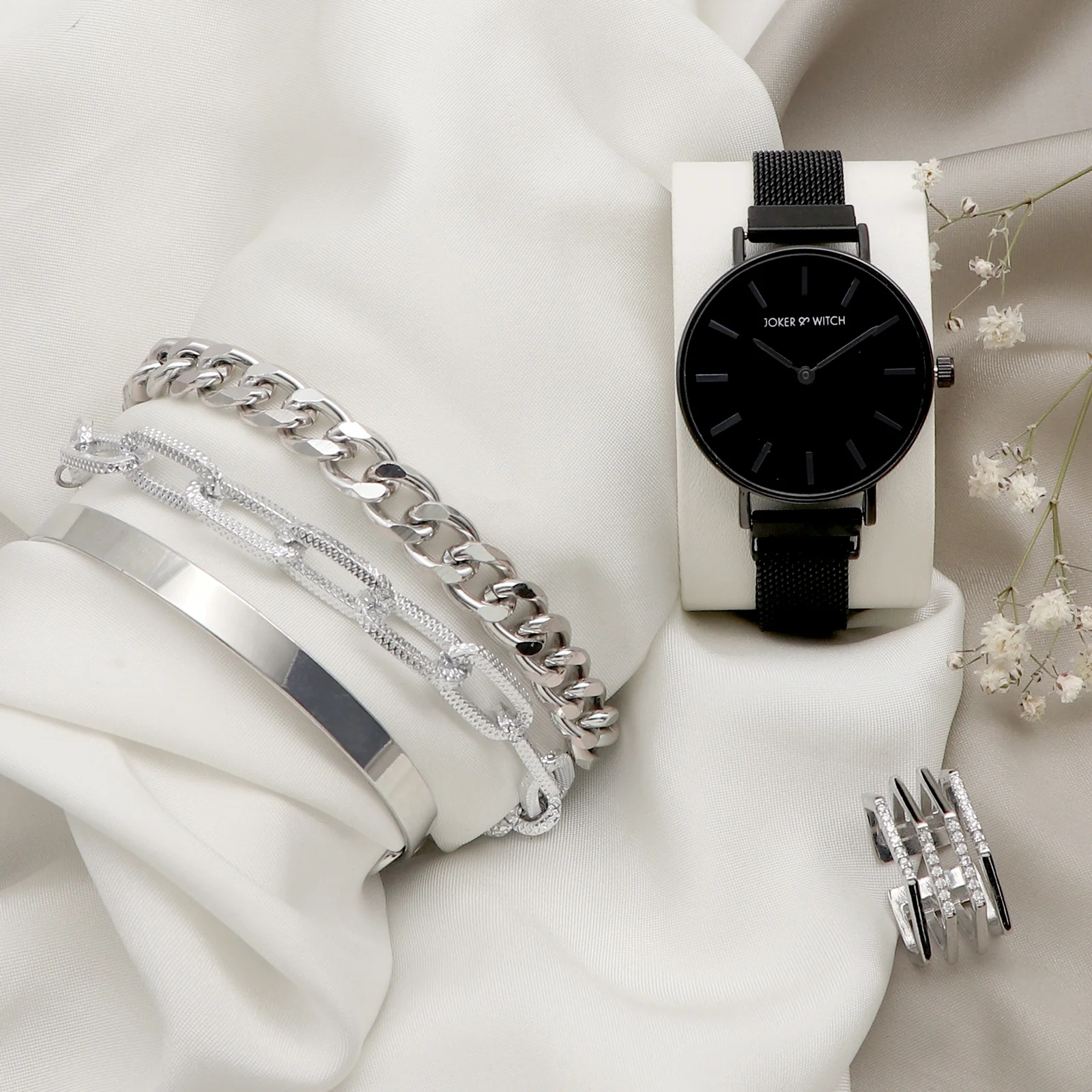 Silver Midnight Love Triangle