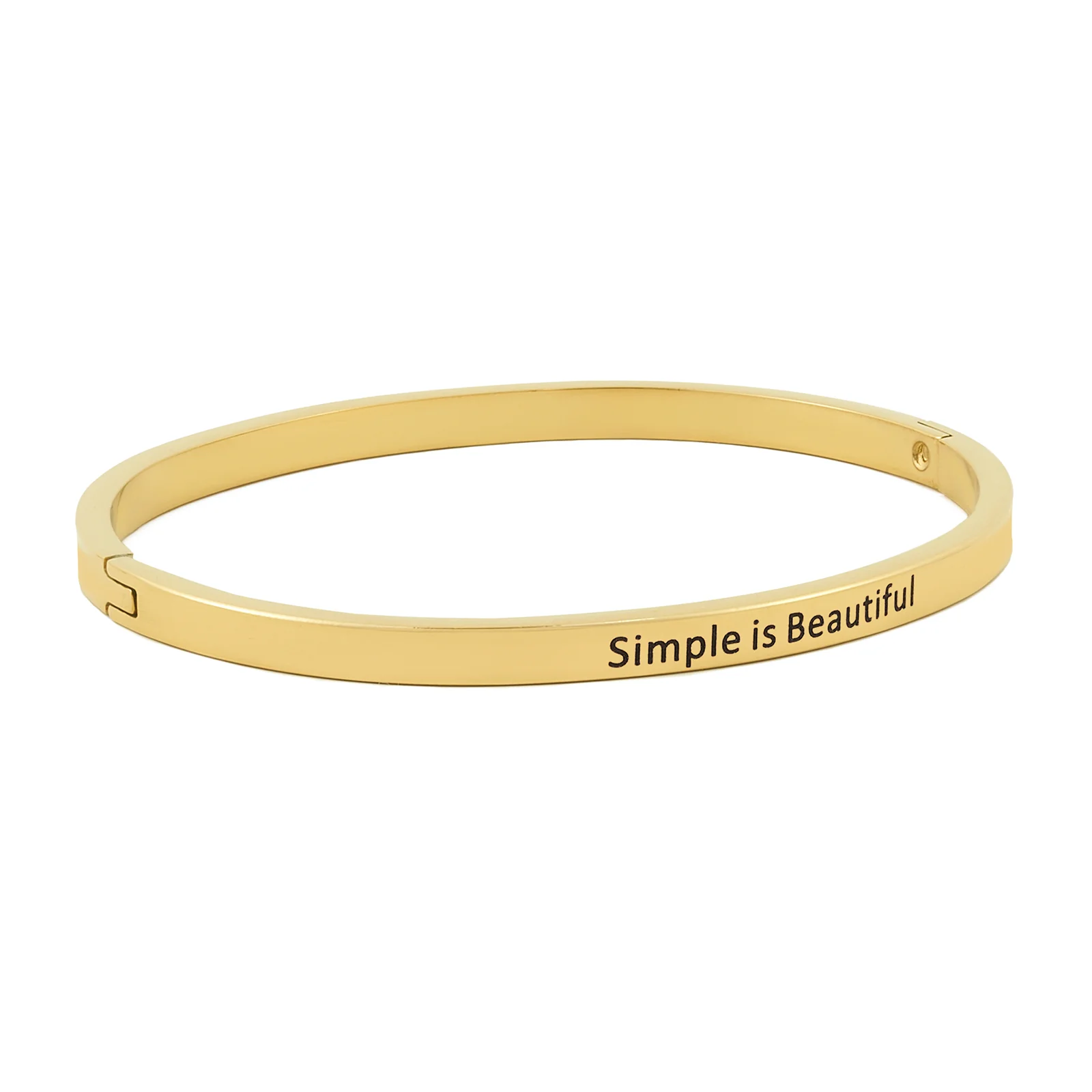 Simple is Beautiful Gold Mantra Band - Image 4