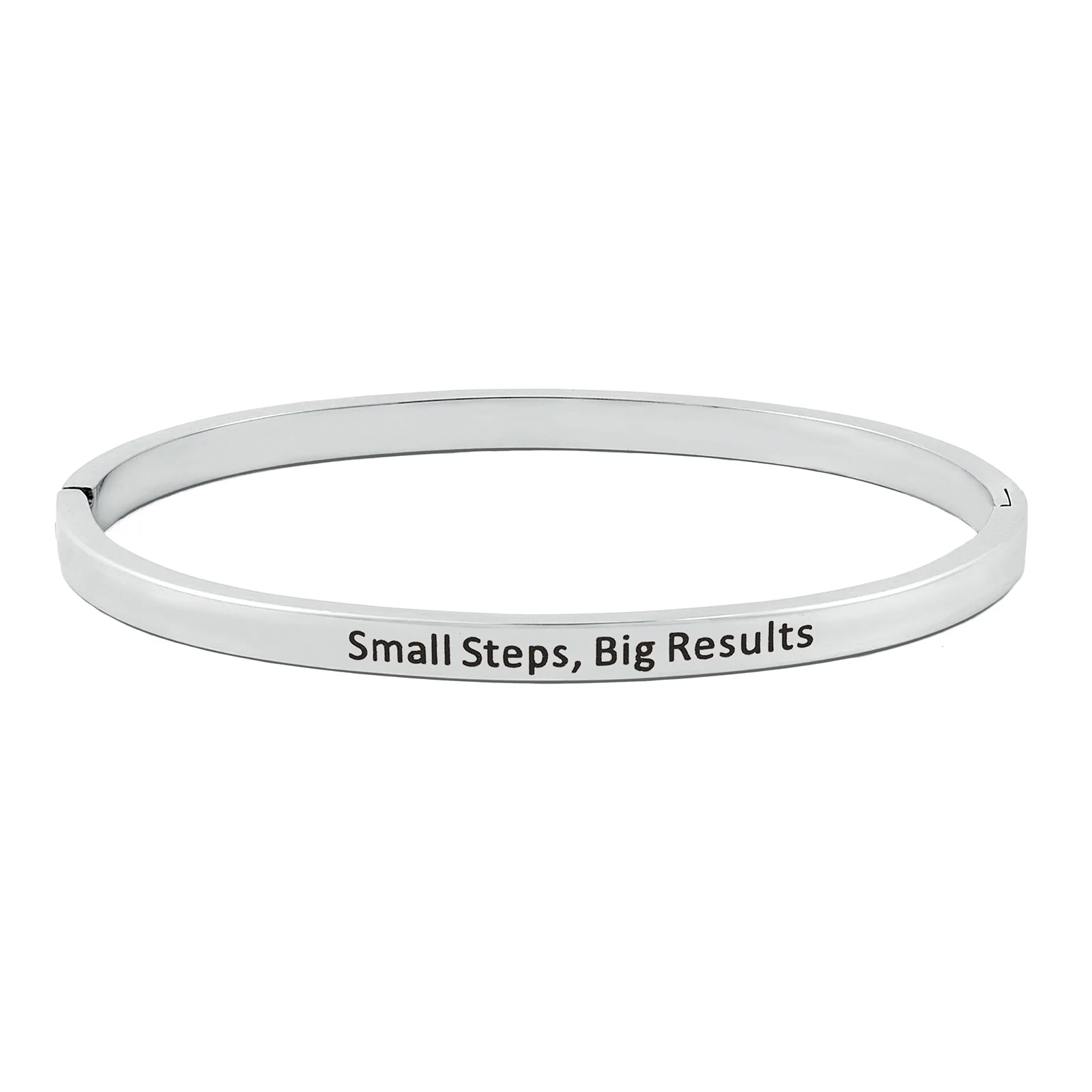 Small Steps, Big Results Silver Mantra Band - Image 4