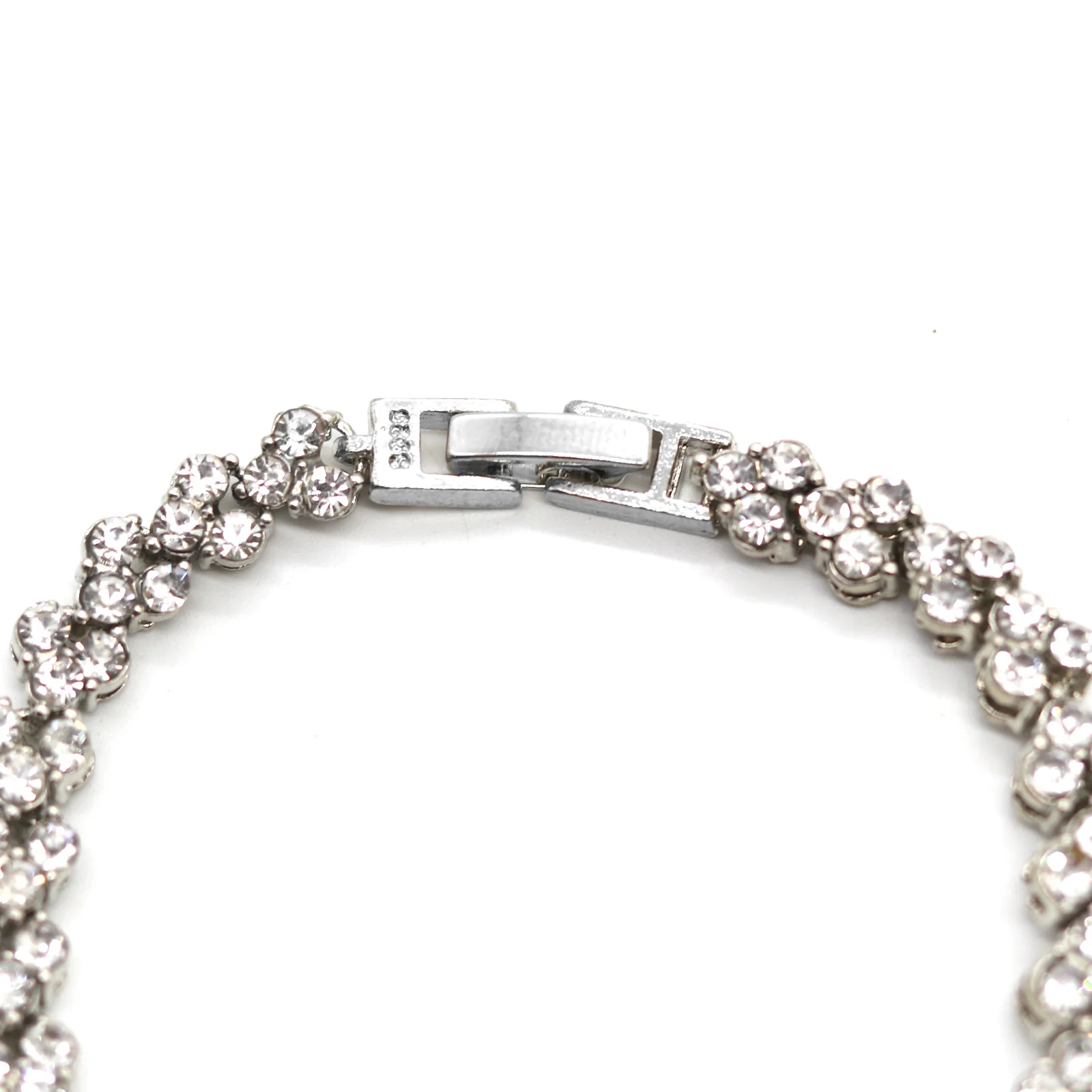 Smile Silver Watch Bracelet Stack - Image 3