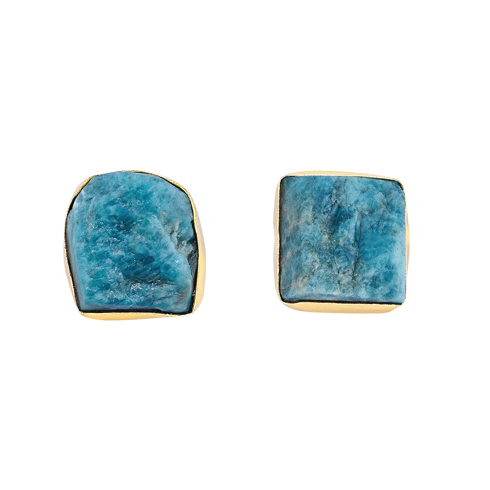 Soléa Dark Blue Natural Stone Earrings - Image 3