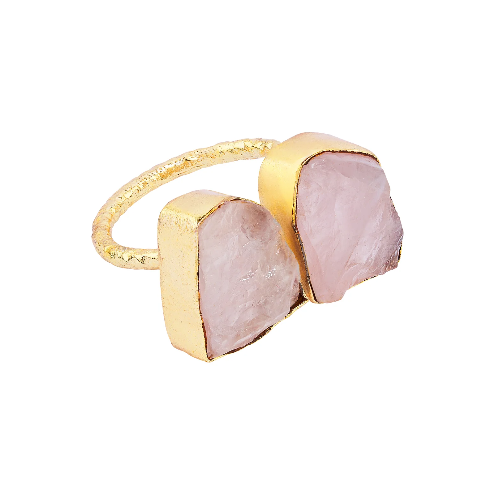 Soléa Pink Natural Stone Ring - Image 4