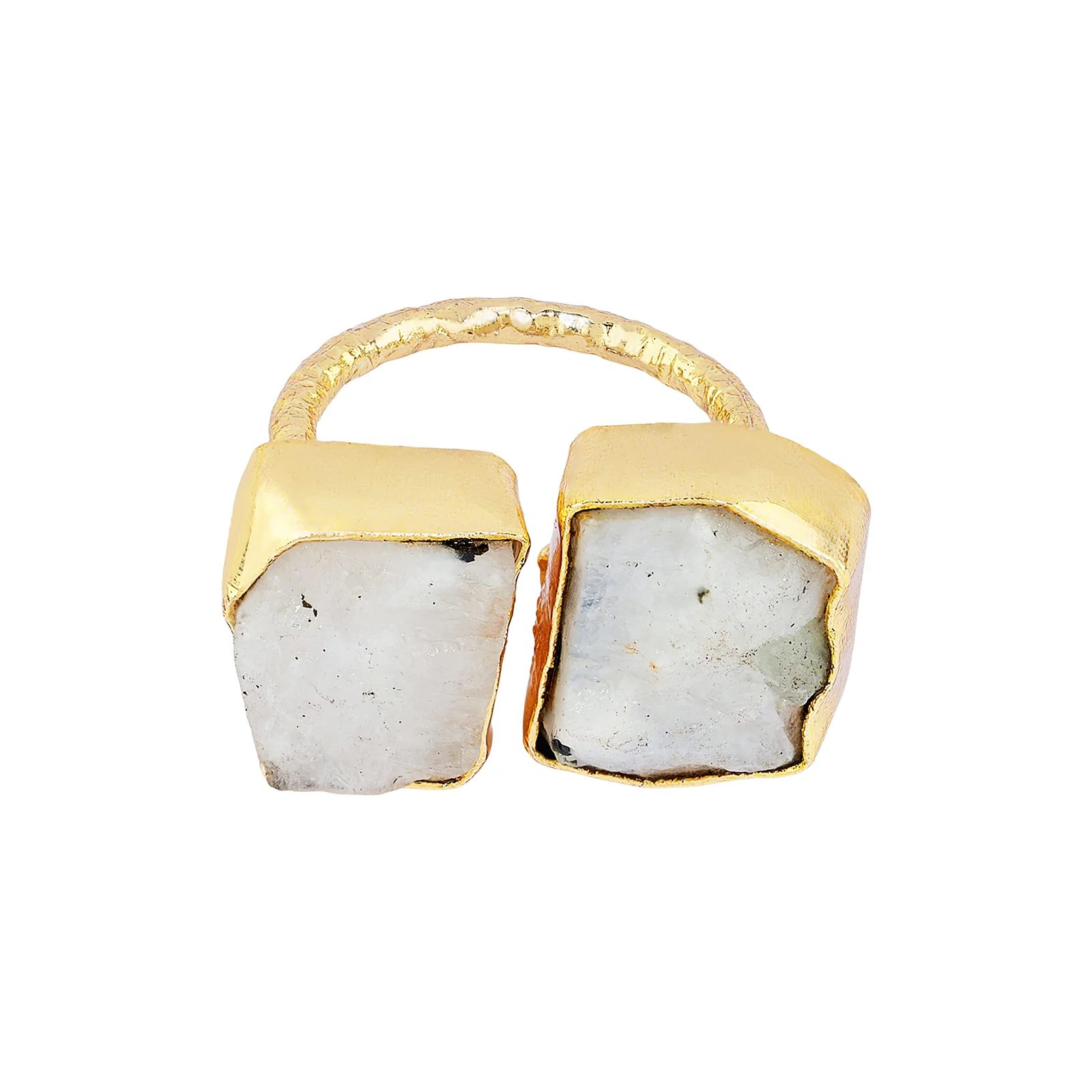 Soléa White Natural Stone Ring - Image 3