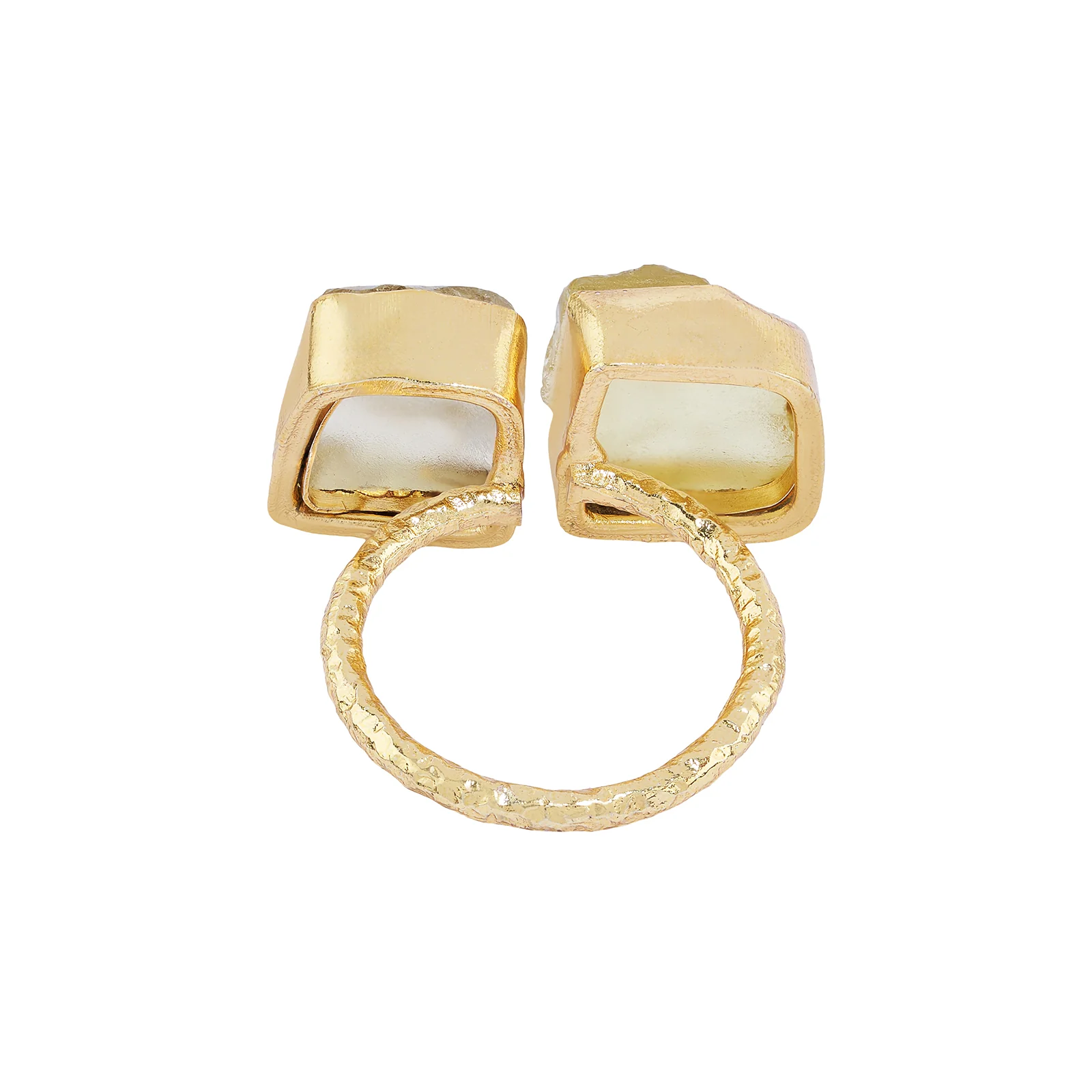 Soléa Yellow Natural Stone Ring - Image 5