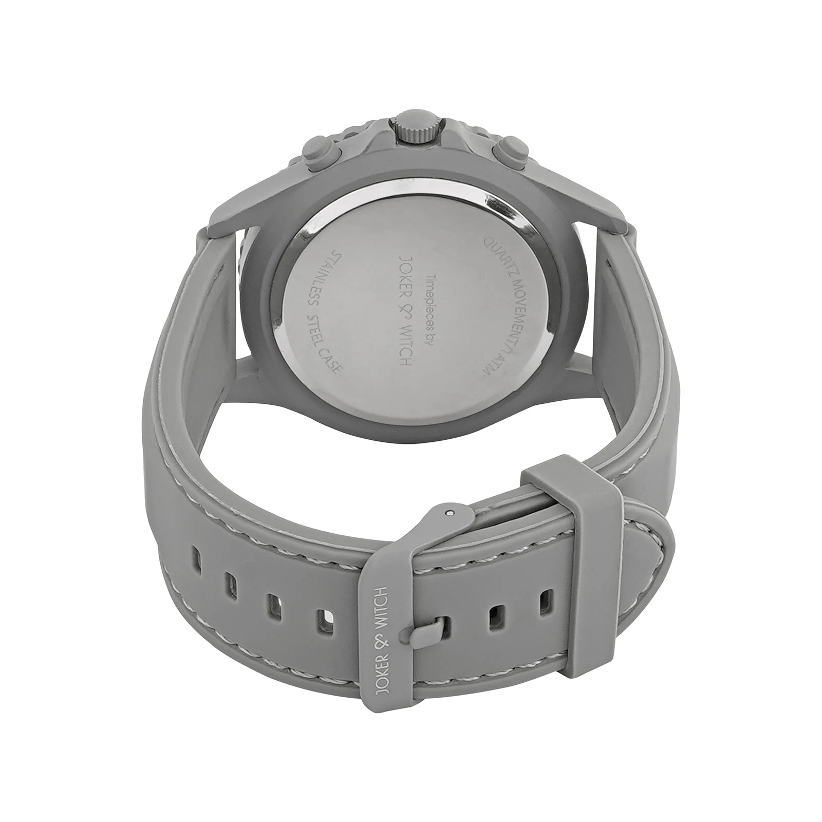 Spacey Grey XLarge Dial Silicone Strap Men's Watch - Image 6