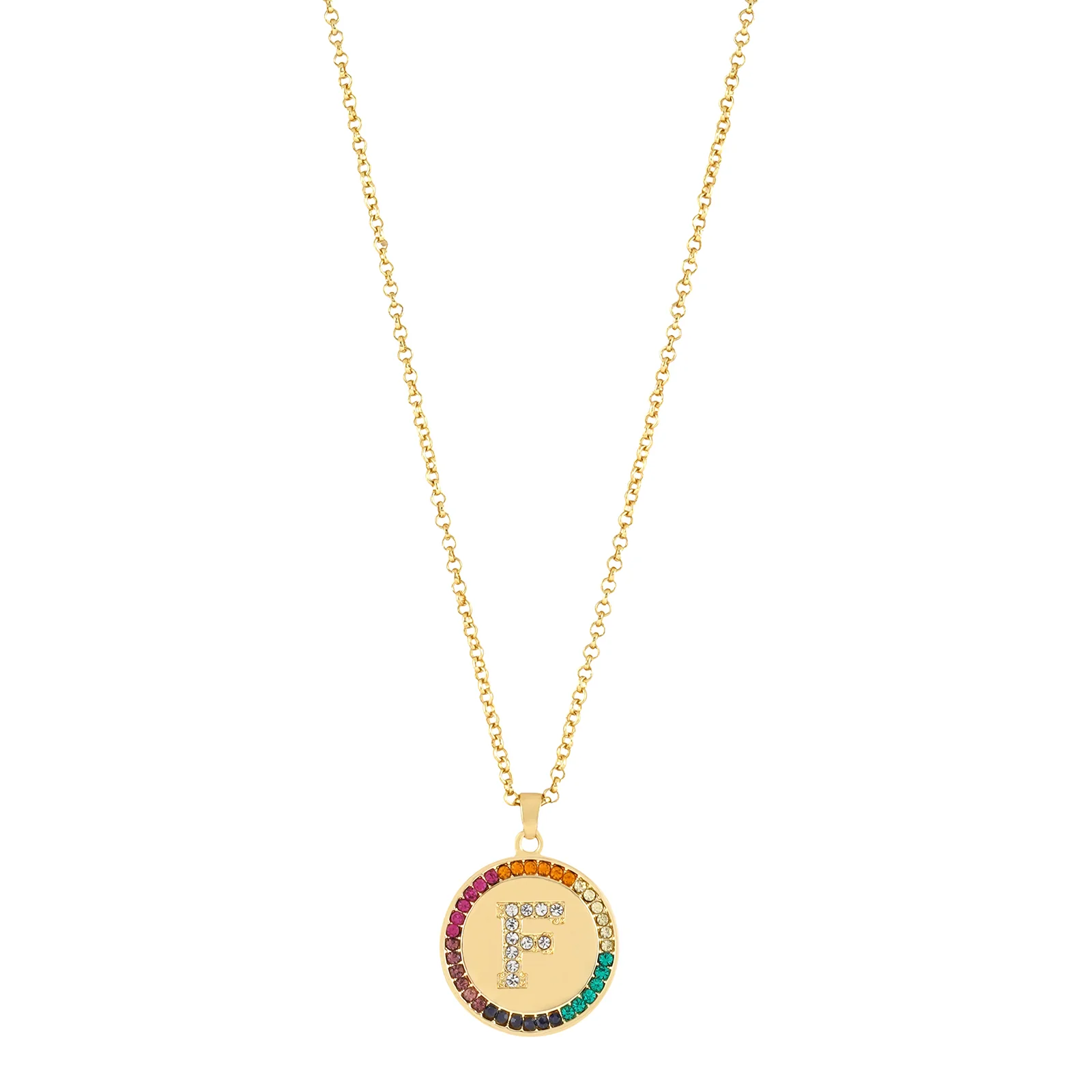 Starlet Alphabet F Necklace - Image 4