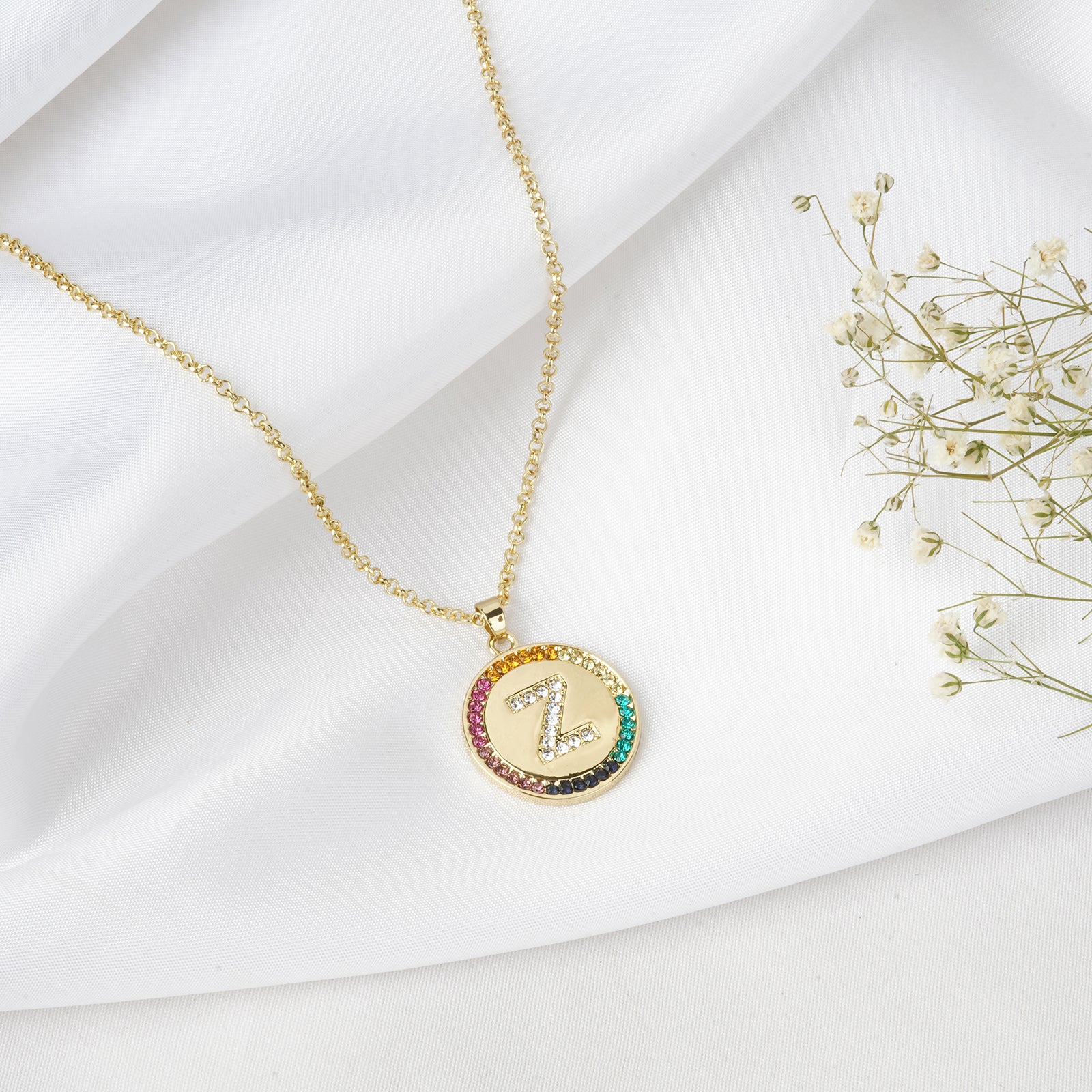 Starlet Alphabet Z Necklace