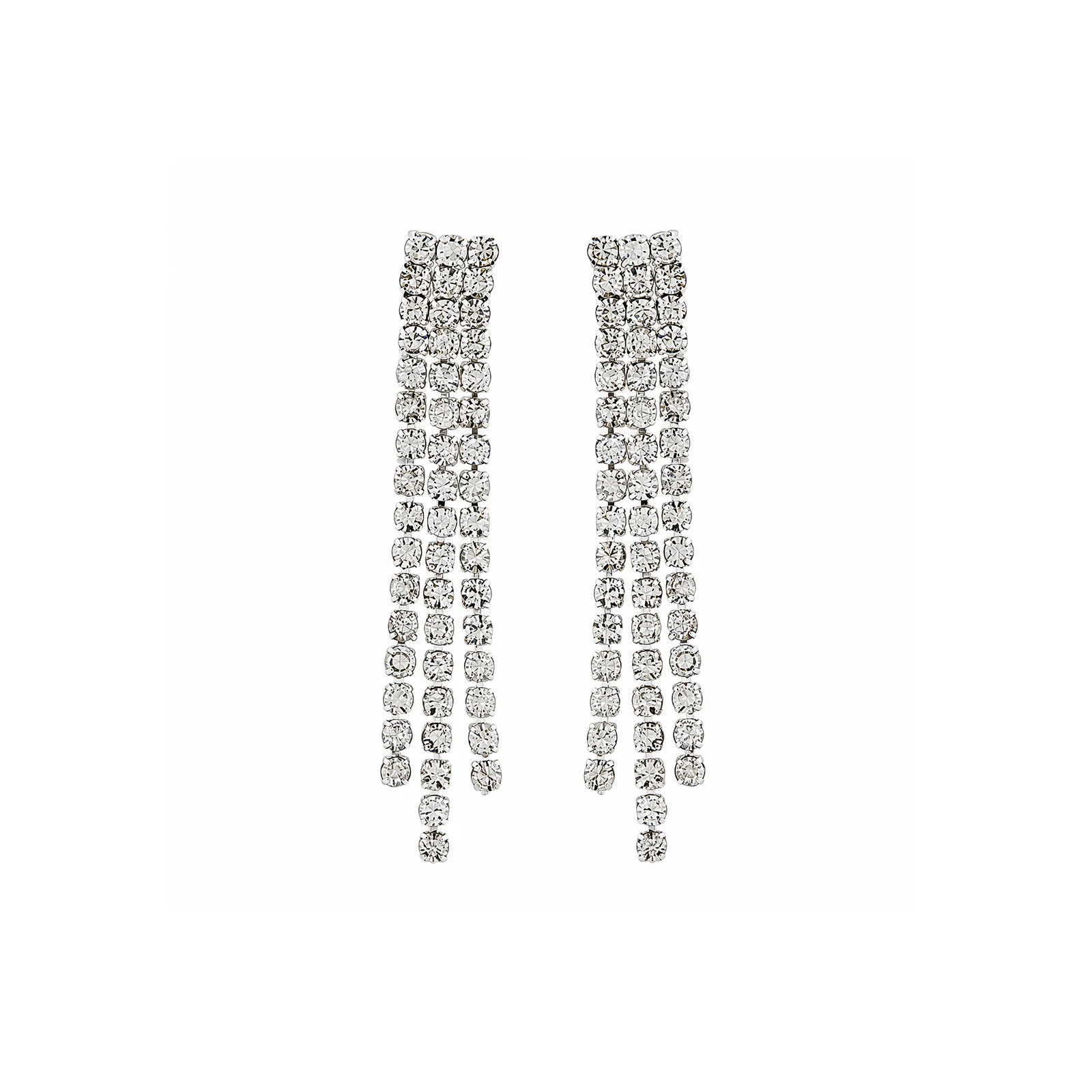 Starlit Bling Silver Necklace Set - Image 4
