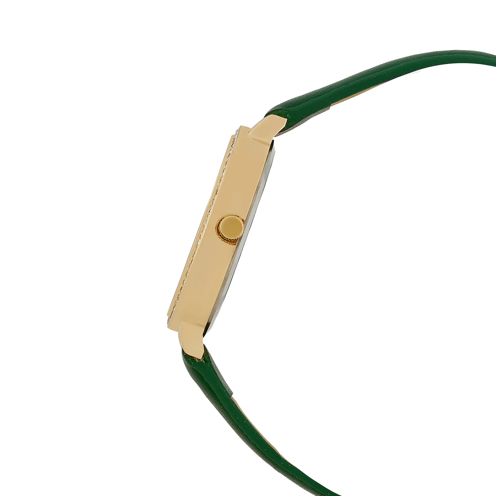 Sunrise Emerald Medium Rhinestone Dial PU Strap Women's Watch - Image 5