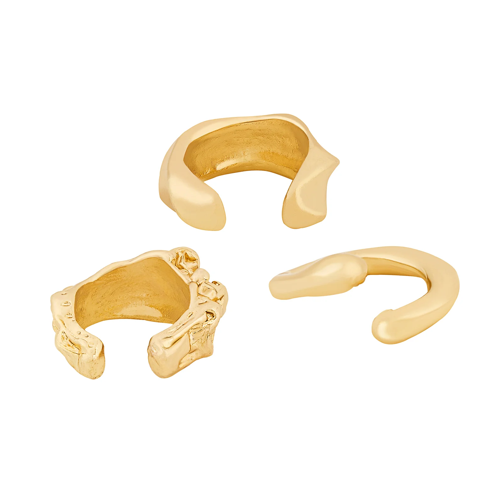 Tarelloya Gold Mixed Metal Earcuff - Image 5