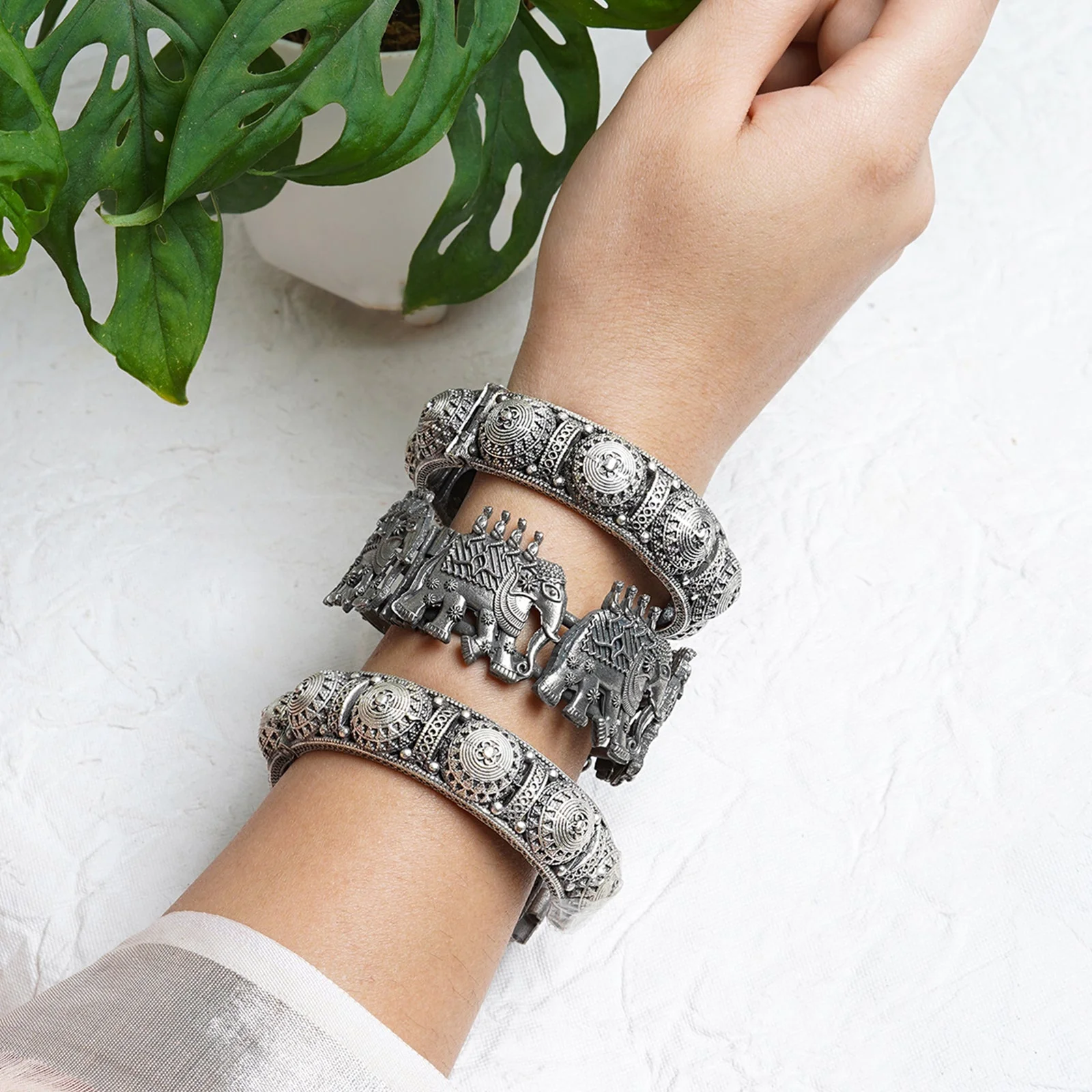 Teejh Aadarshini Stacked Bracelet Set