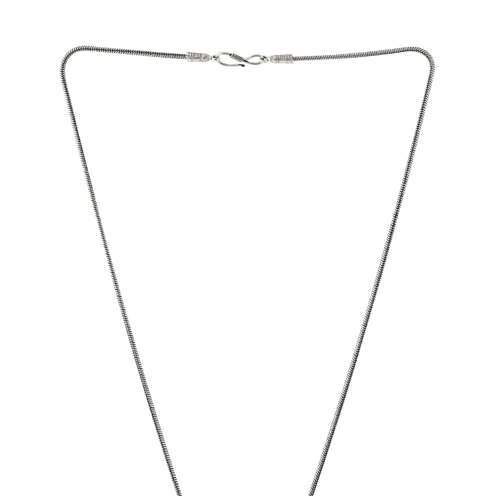 Teejh Aadri Silver Oxidised Necklace - Image 5