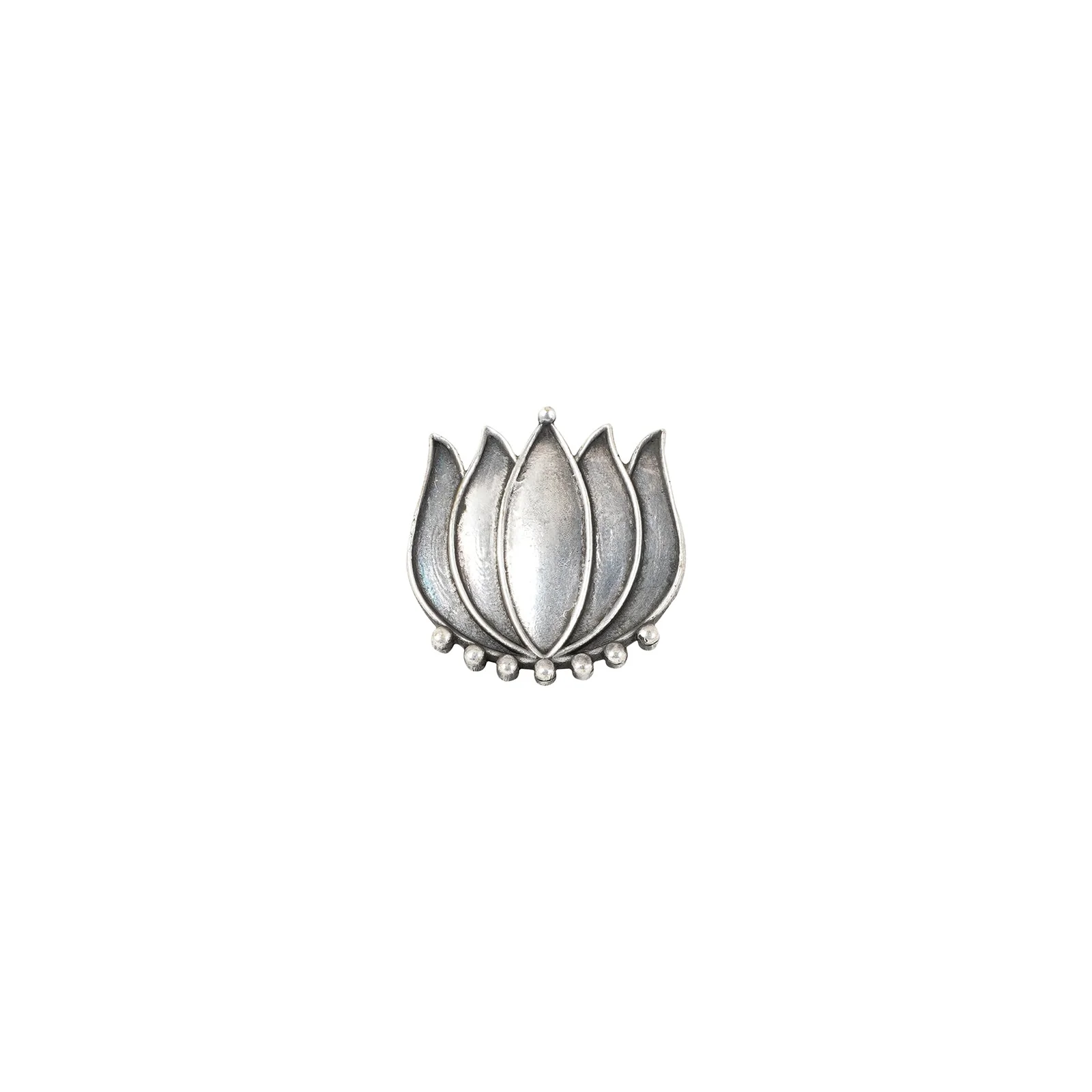 Teejh Aagha Silver Oxidised Ring - Image 3