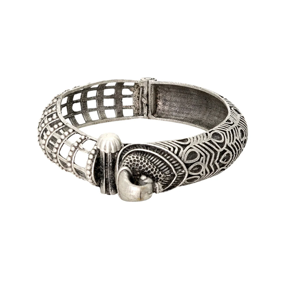 Teejh Ajastha Silver Oxidised Jewelry Set - Image 7