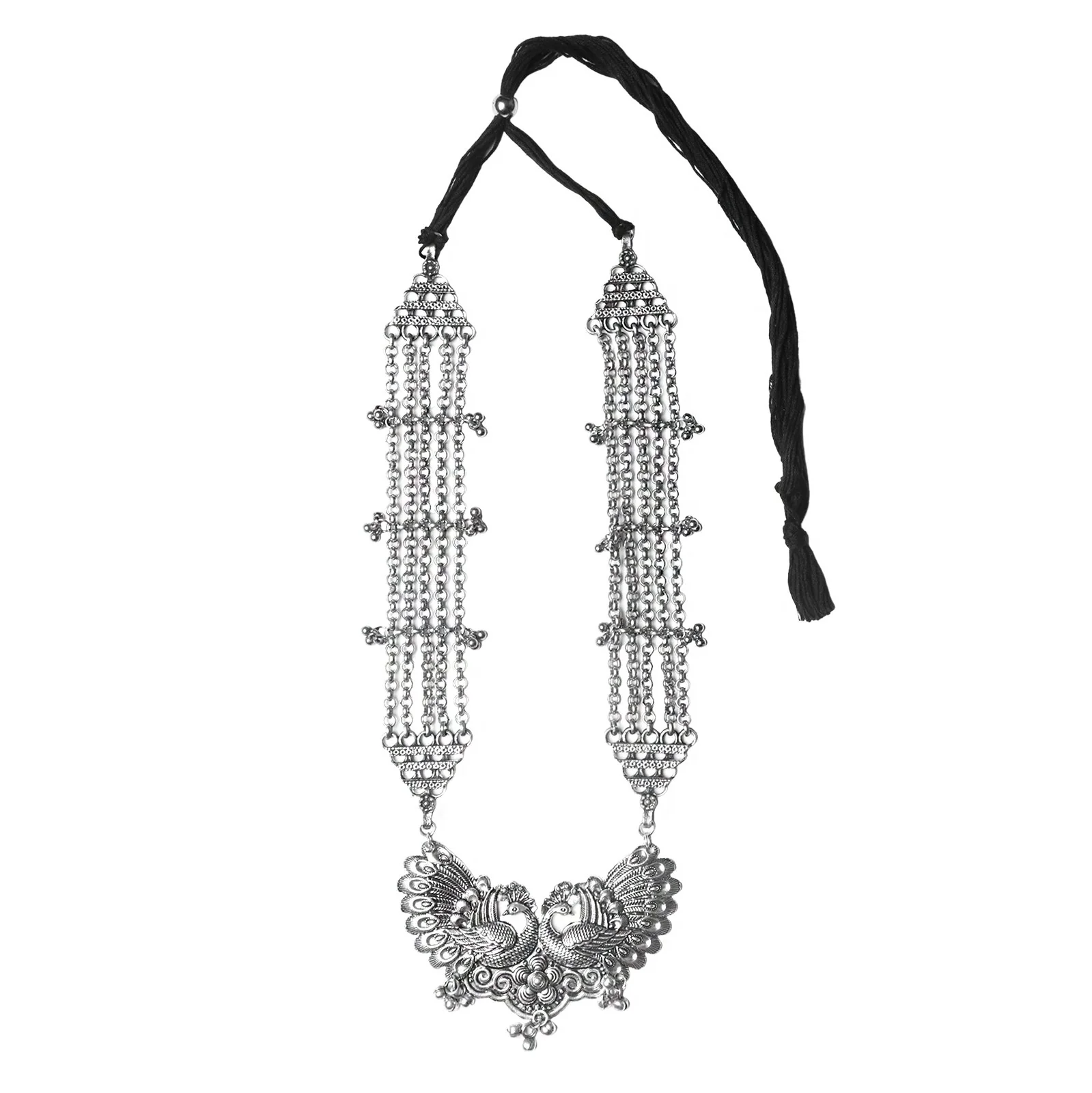 Teejh Anika Peacock Long Necklace - Image 3