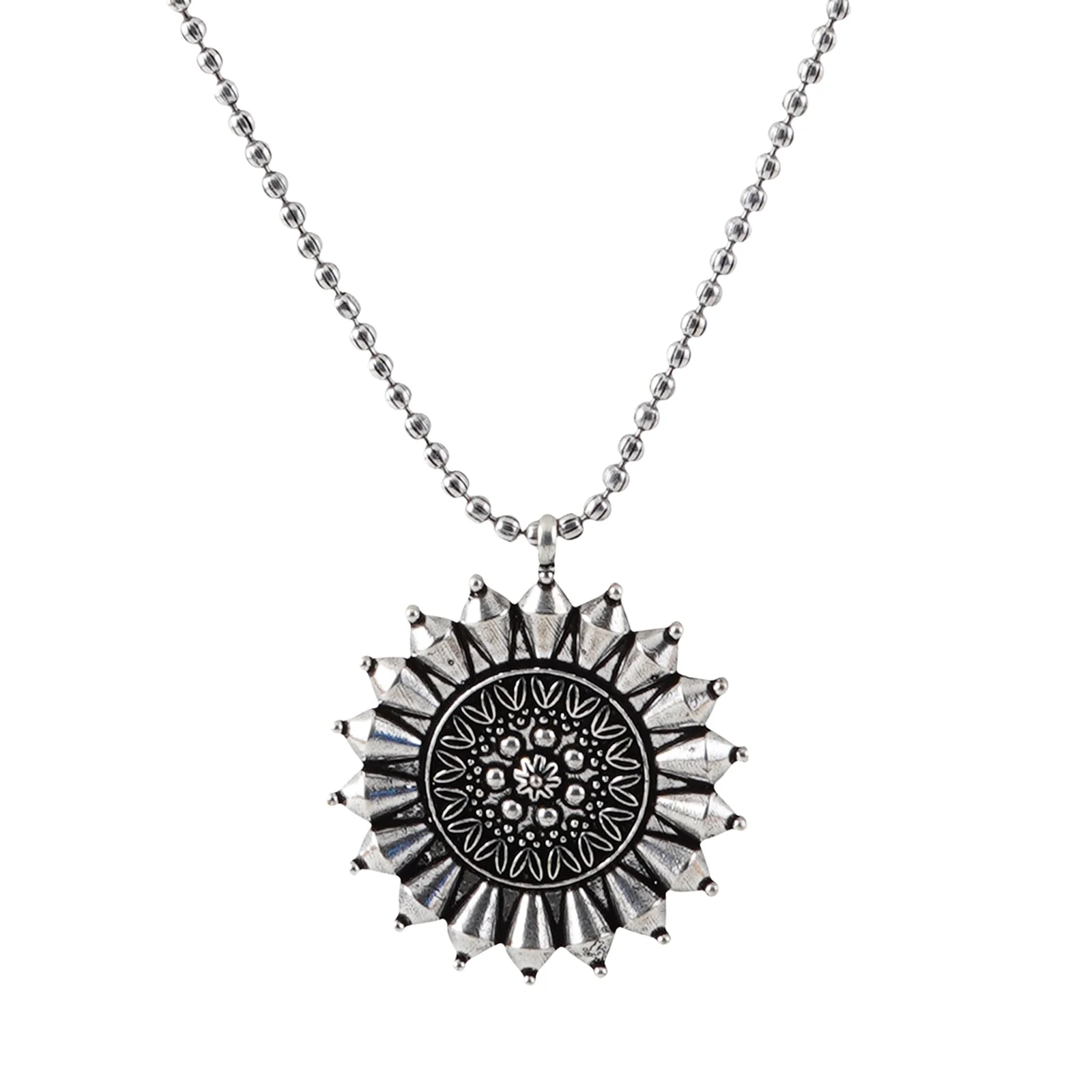 Teejh Aparnaa Sliver-Oxidised Necklace - Image 4