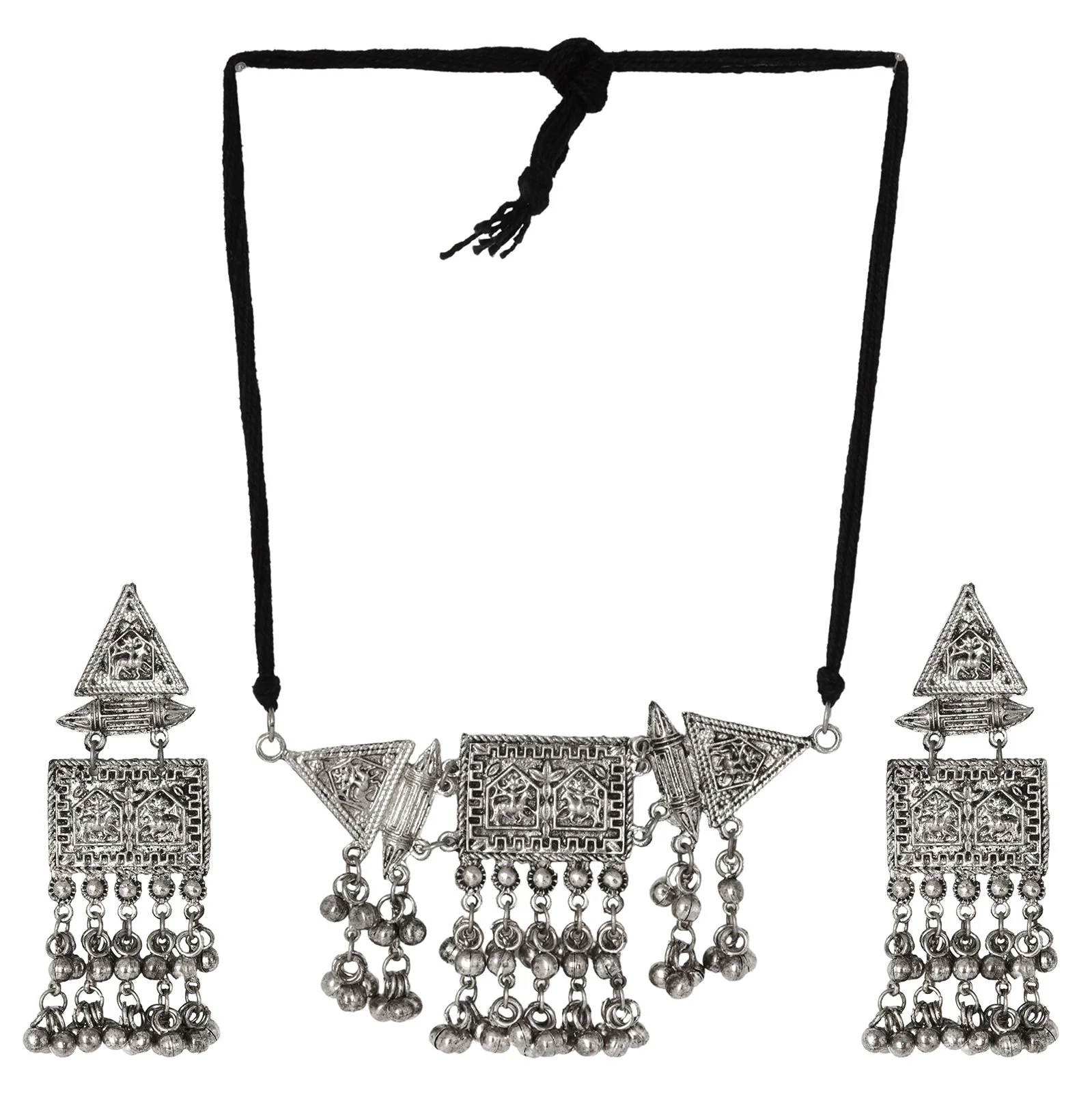 Teejh Dhriti Ghungroo Necklace Set - Image 2