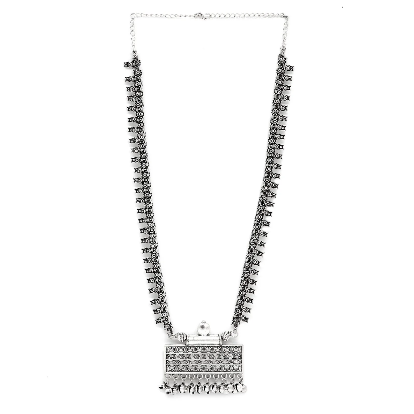 Teejh Driti Metallic Silver Oxidized Jewelry Gift Set - Image 2
