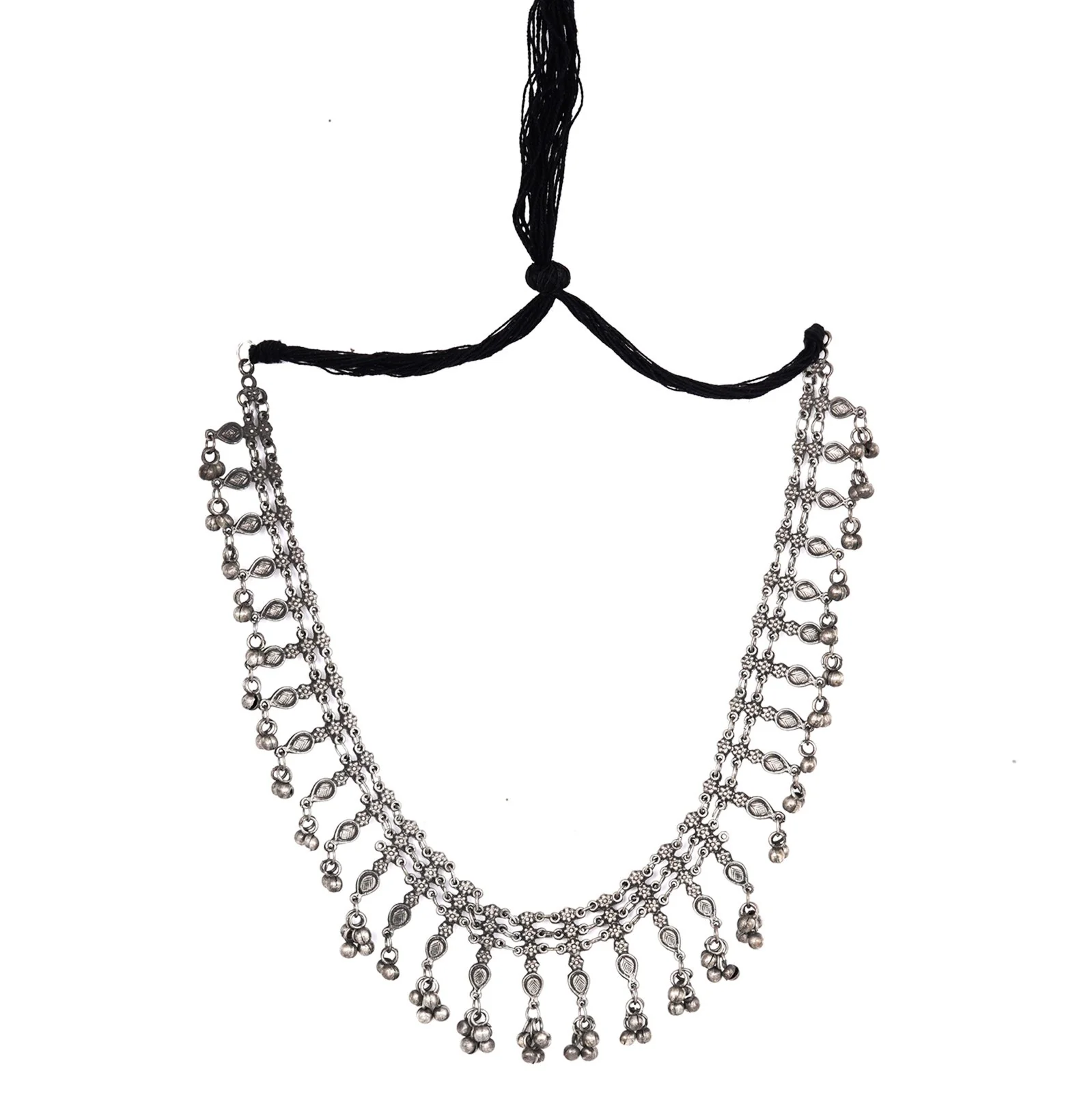 Teejh Eshal Silver Oxidised Jewelry Gift Set - Image 2