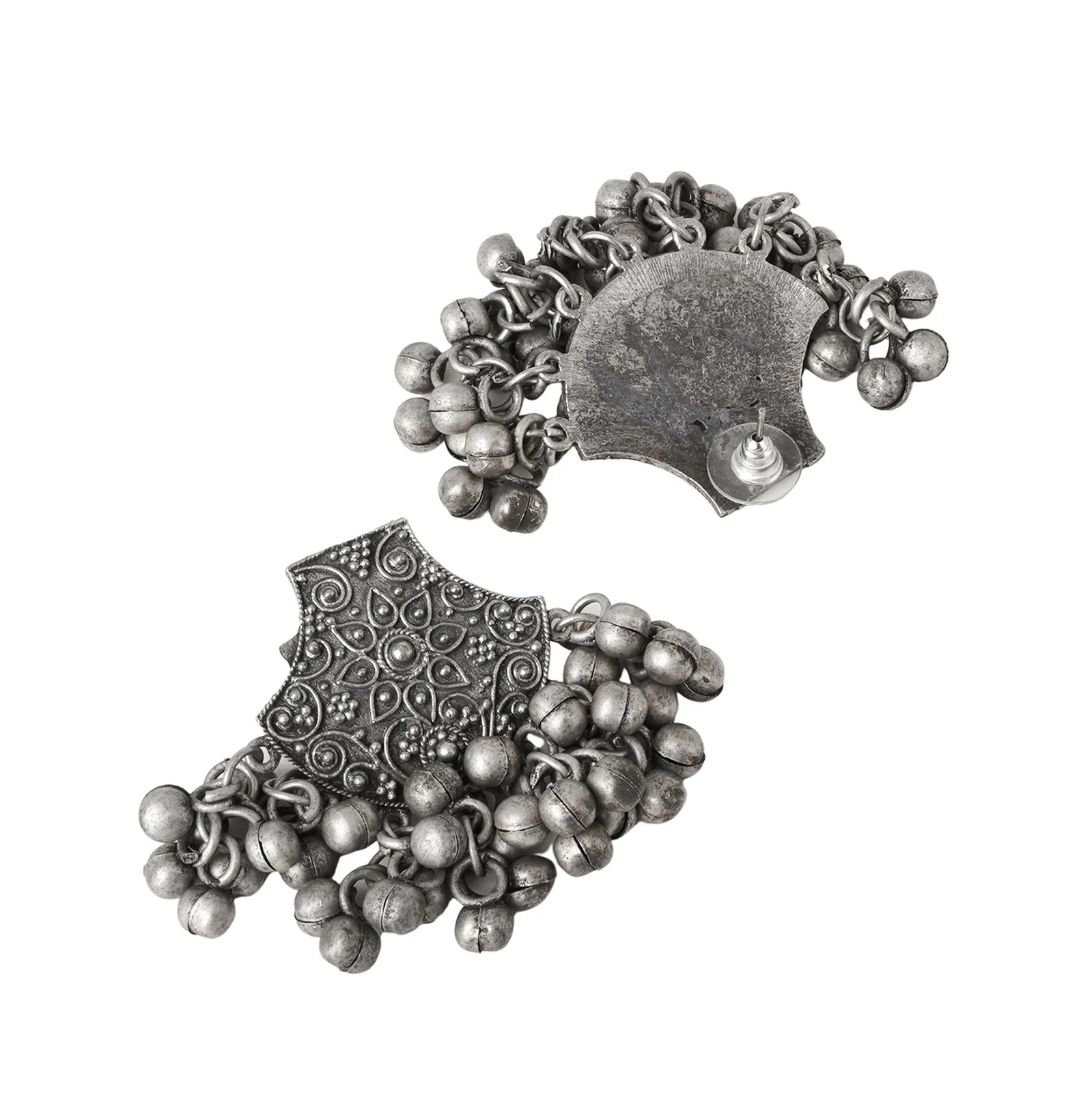 Teejh Ganavi Silver Oxidised Jewelry Gift Set - Image 3