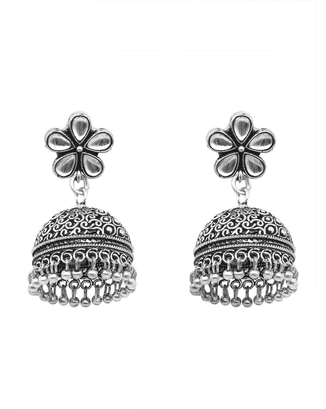 Teejh Gunita Silver Oxidised Jewelry Gift Set - Image 3