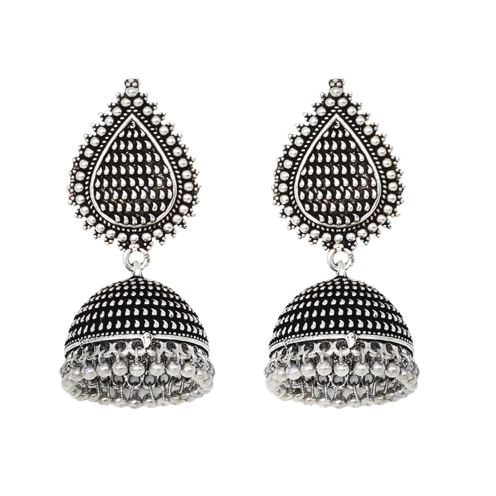 Teejh Jahita Silver Oxidised Jewelry Gift Set - Image 3