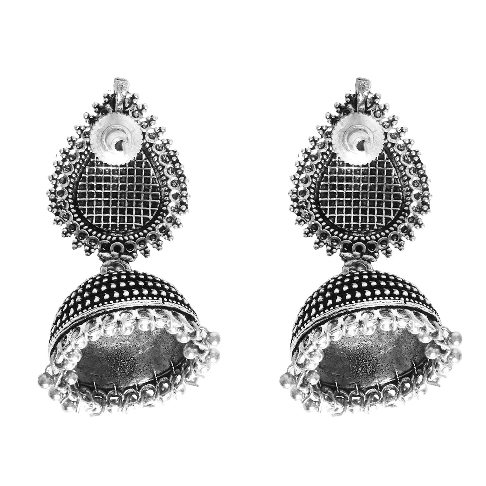 Teejh Jahita Silver Oxidised Jewelry Gift Set - Image 4