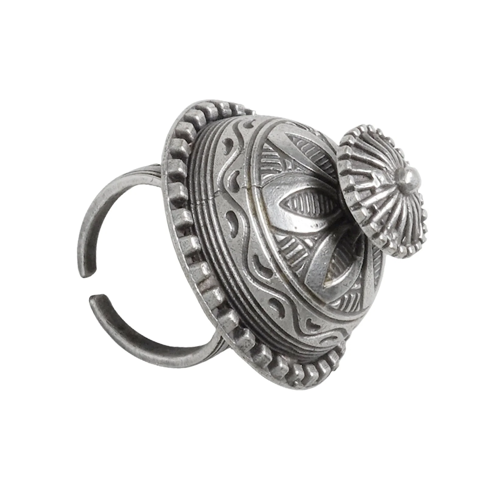 Teejh Kaashi Silver Oxidised Jewelry Gift Set - Image 5