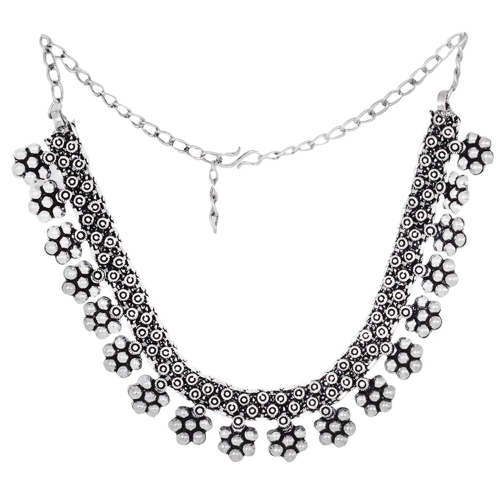Teejh Madukila Silver Oxidised Jewelry Gift Set - Image 4