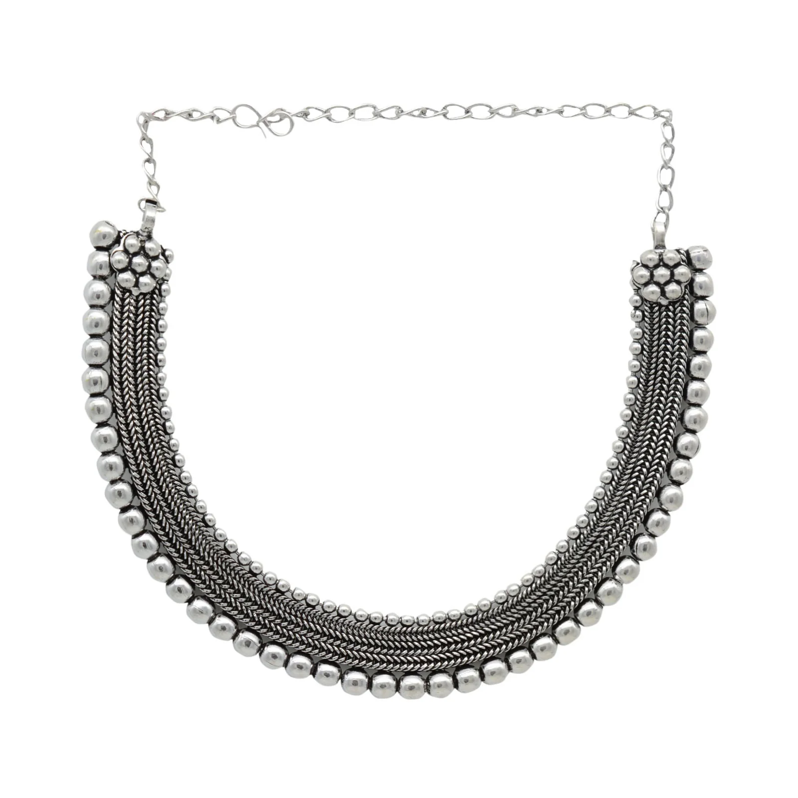 Monal Metallic Silver Oxidized Gift Set - Image 2