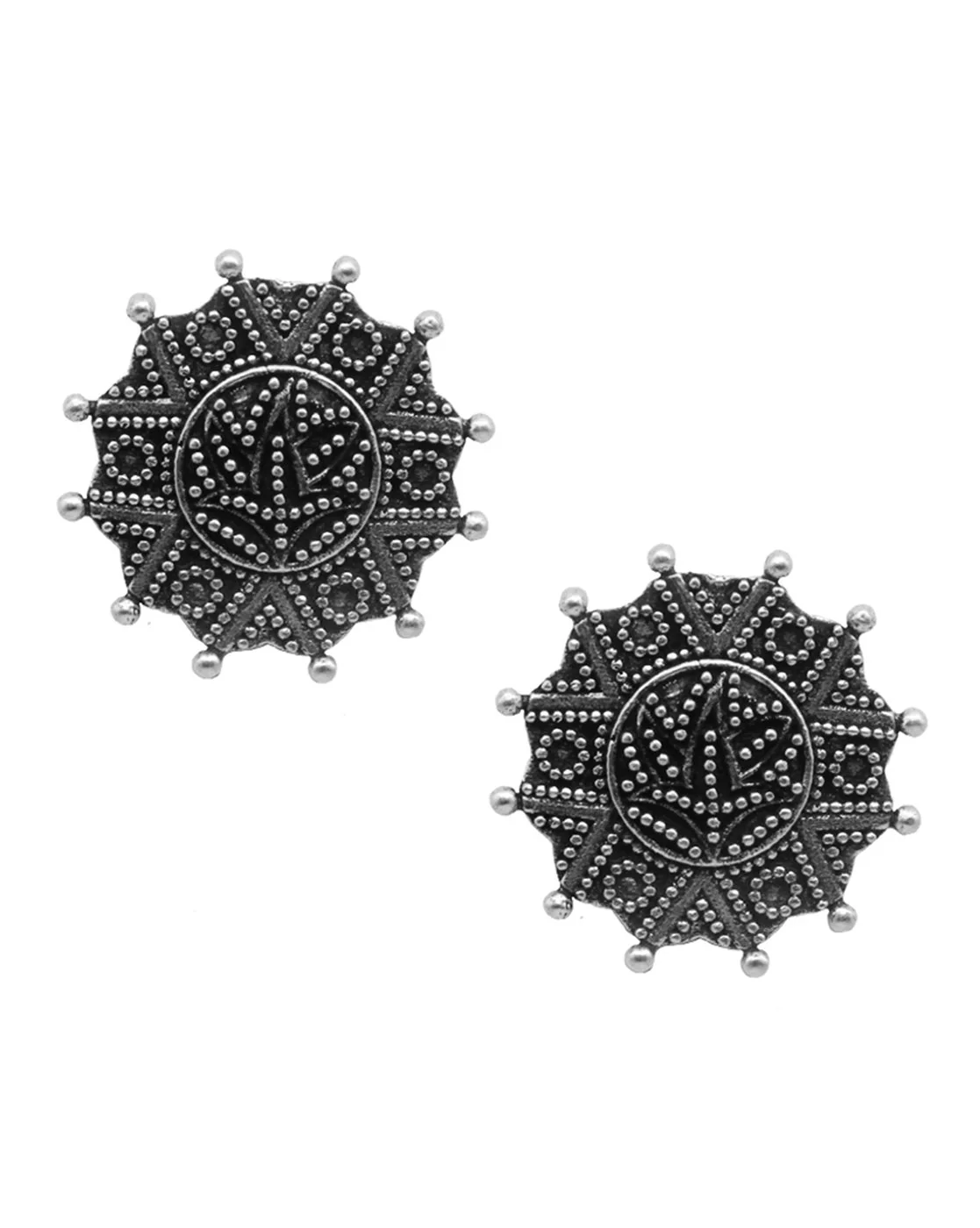Teejh Mythil Silver Oxidised Jewelry Gift Set - Image 3